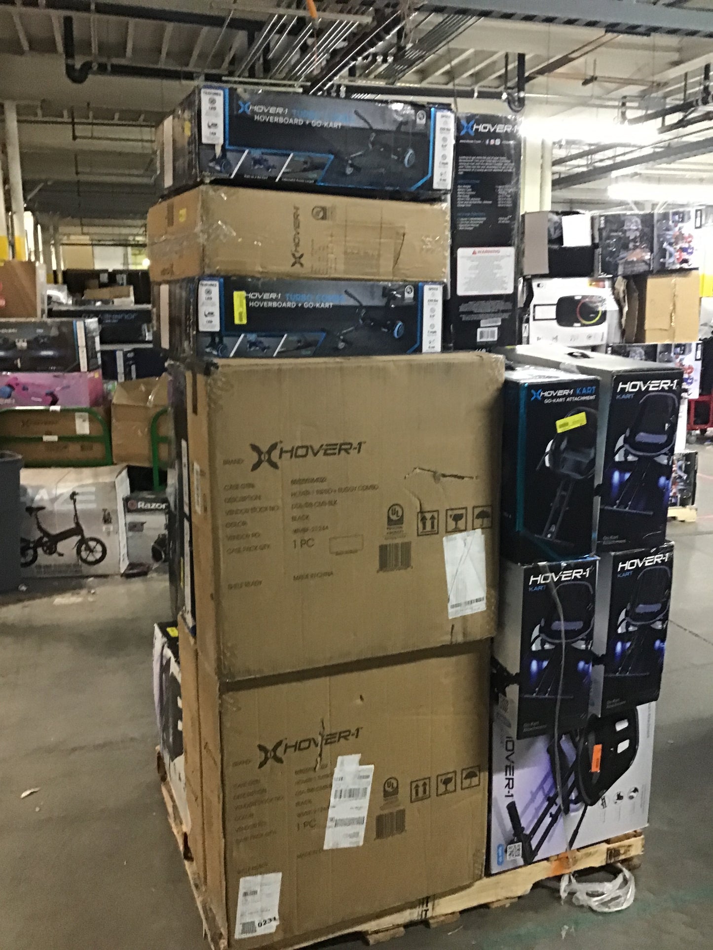 Liquidation Pallet of Hoverboard Attachments, Hoverboards and Accessories | Pallet-GZO | 240228_46