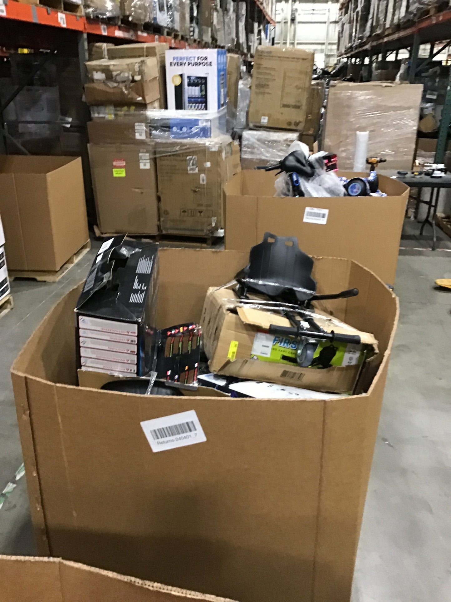 Liquidation Pallet of Hoverboard Attachments and Hoverboards | Pallet-HVL | 240401_7