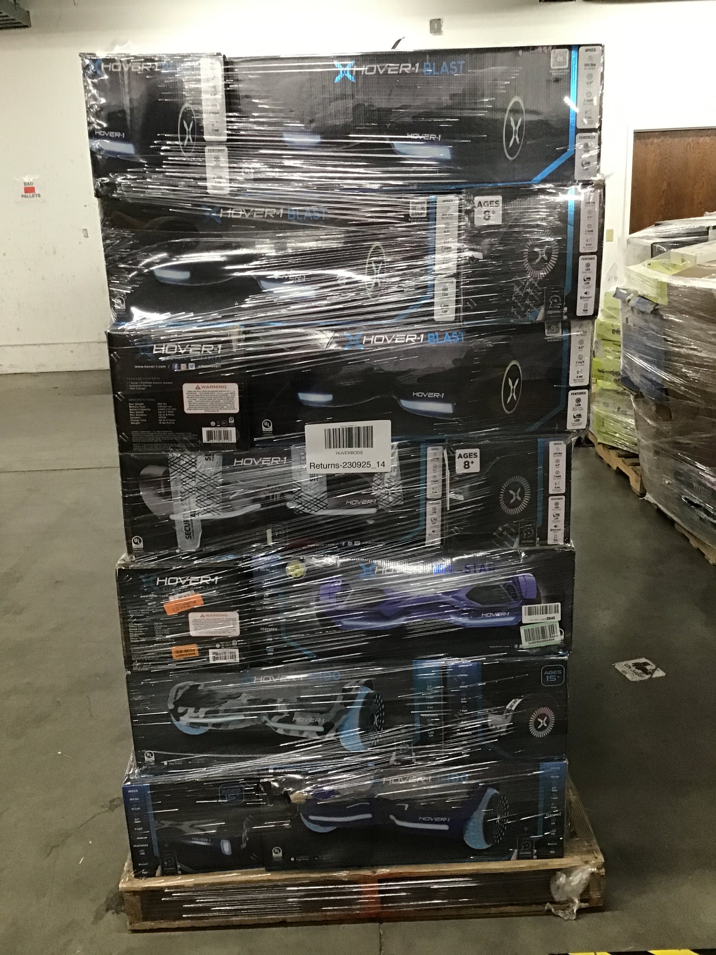 Liquidation Pallet of Hoverboards | Pallet-EBD | 230925_14