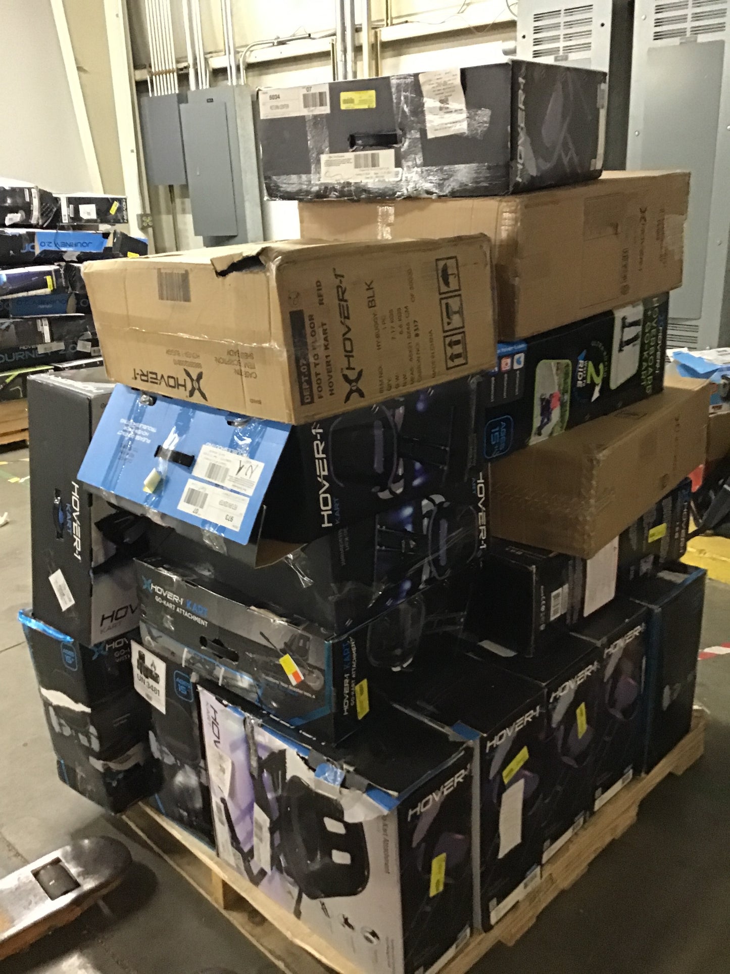 Liquidation Pallet of Hoverboard Attachments, Accessories and Hoverboards | Pallet-HDX | 240215_19