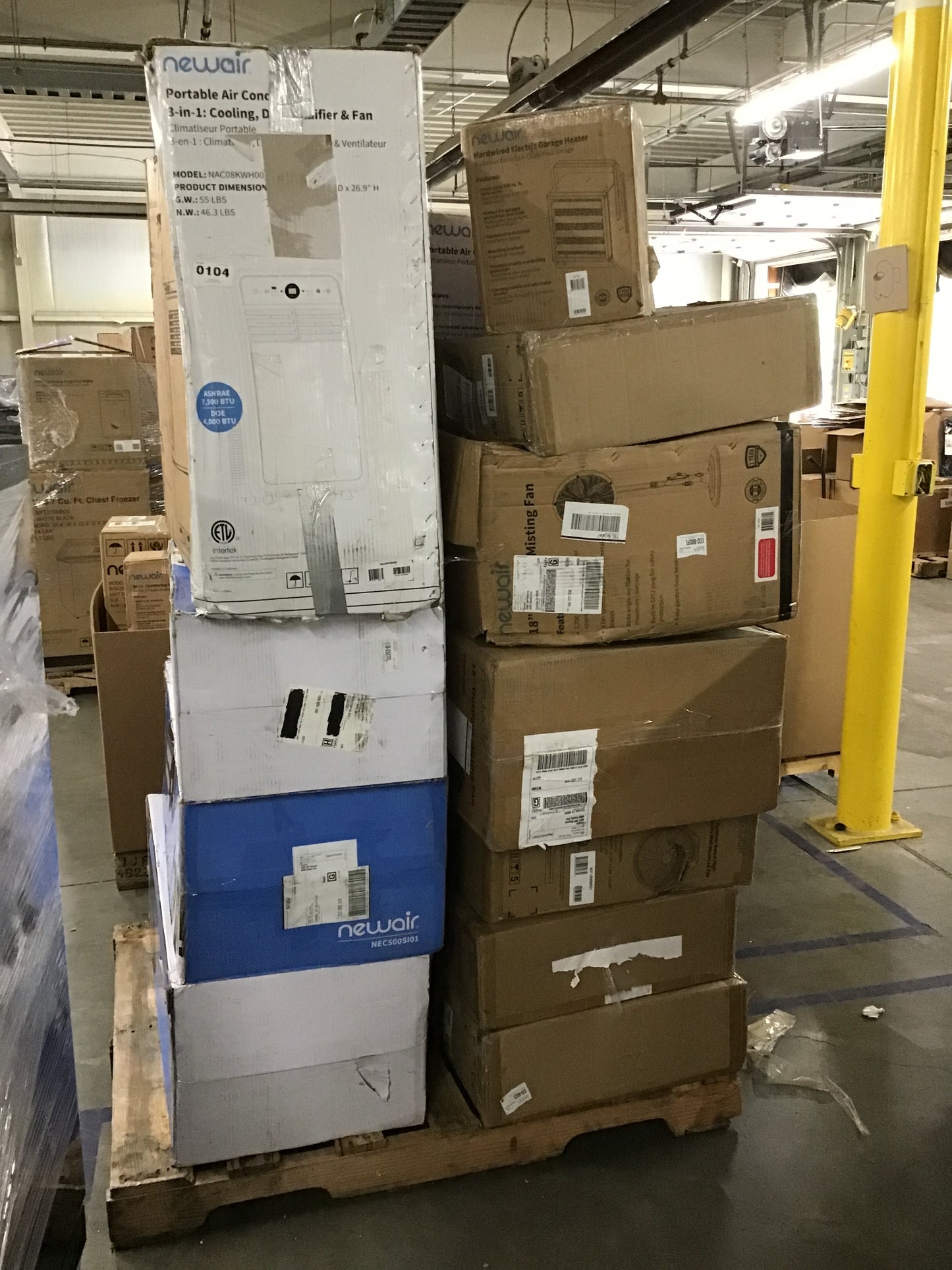 Liquidation Pallet of Portable HVACs,  and  | Pallet-CTT | 230803_2