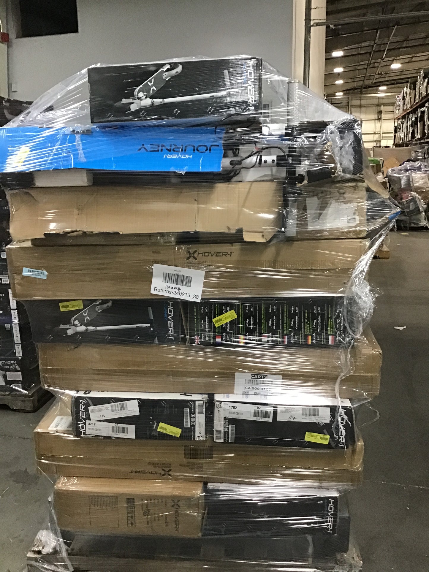 Liquidation Pallet of Electric Scooters | Pallet-GMV | 240213_38