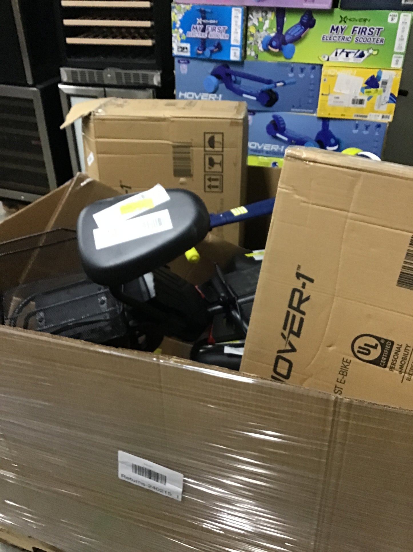 Liquidation Pallet of Electric Scooters | Pallet-GMR | 240215_1