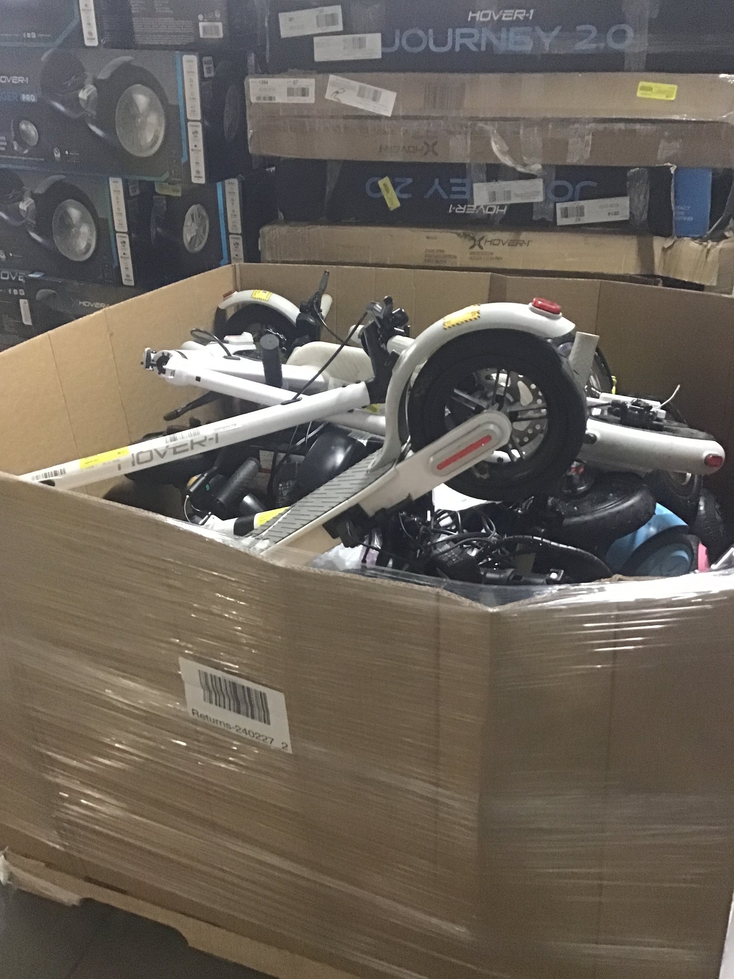 Liquidation Pallet of Electric Scooters and Hoverboards | Pallet-GWQ | 240227_2