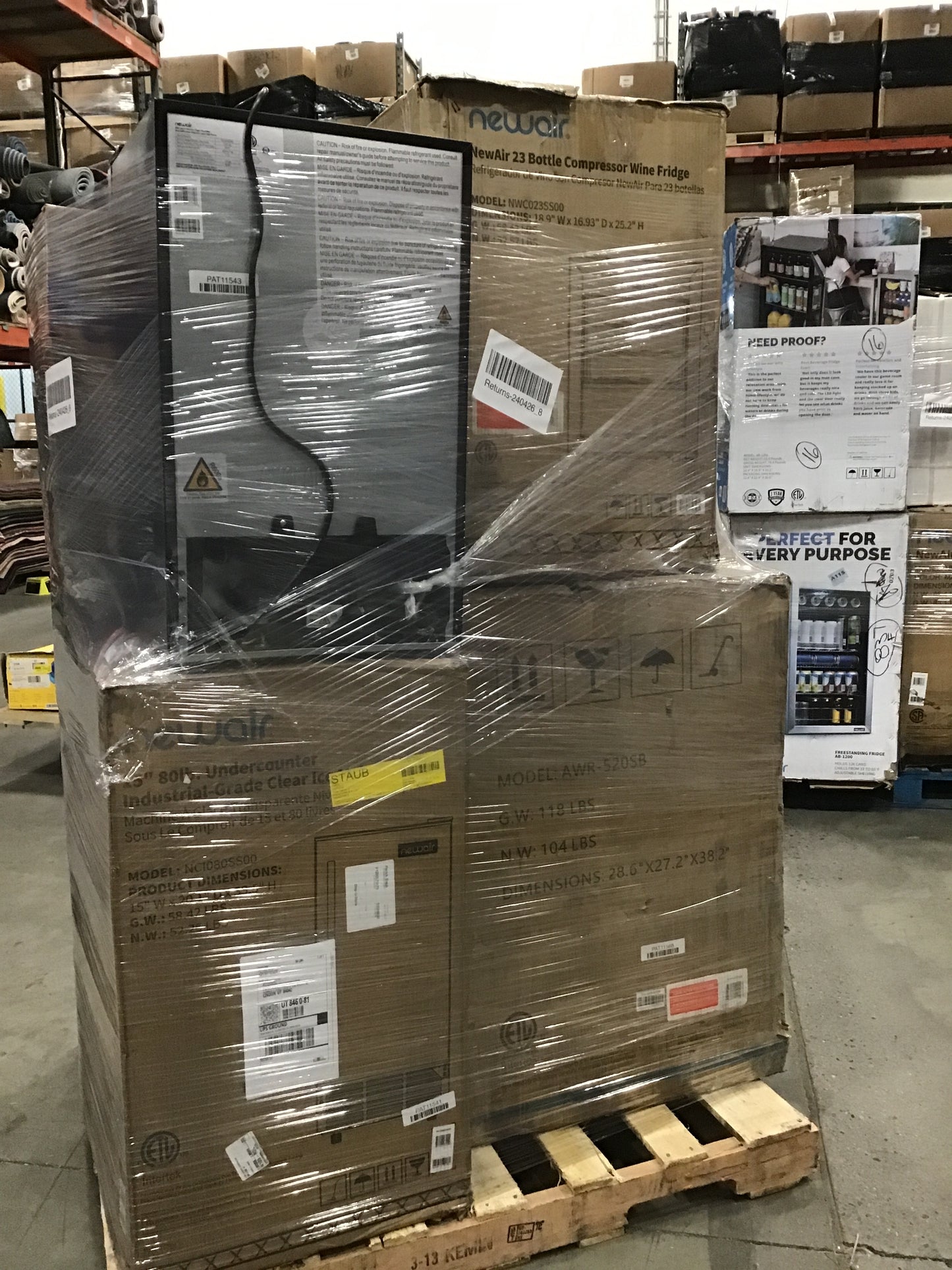 Liquidation Pallet of Compact Fridges and Compact Ice Makerss | Pallet-HZR | 240426_8