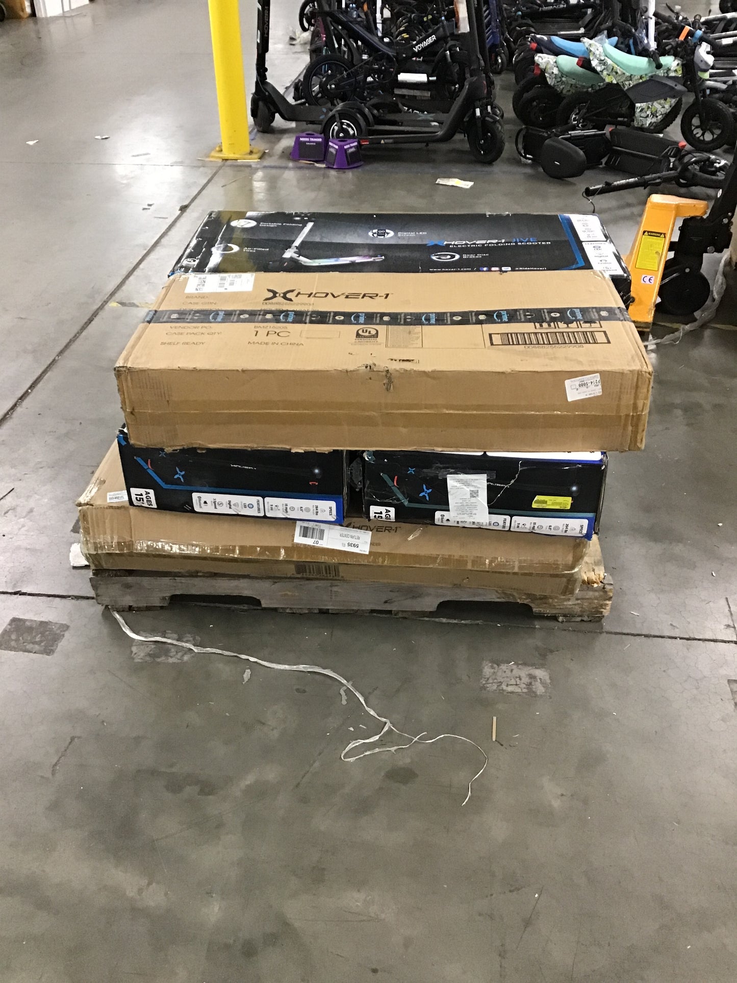 Liquidation Pallet of Electric Scooters | Pallet-FES | 231207_2