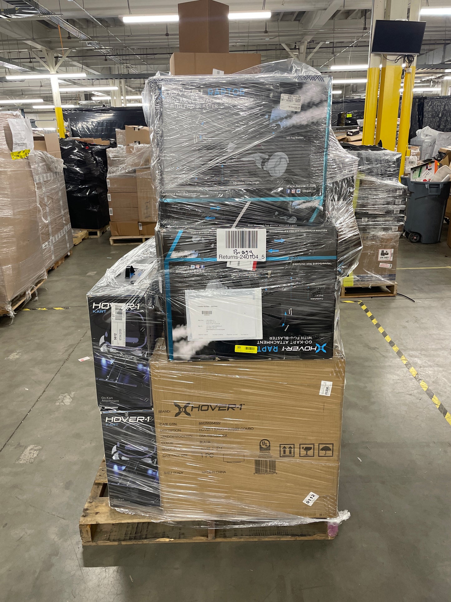 Liquidation Pallet of Hoverboard Attachments, Hoverboards and Accessories | Pallet-FFX | 240104_5