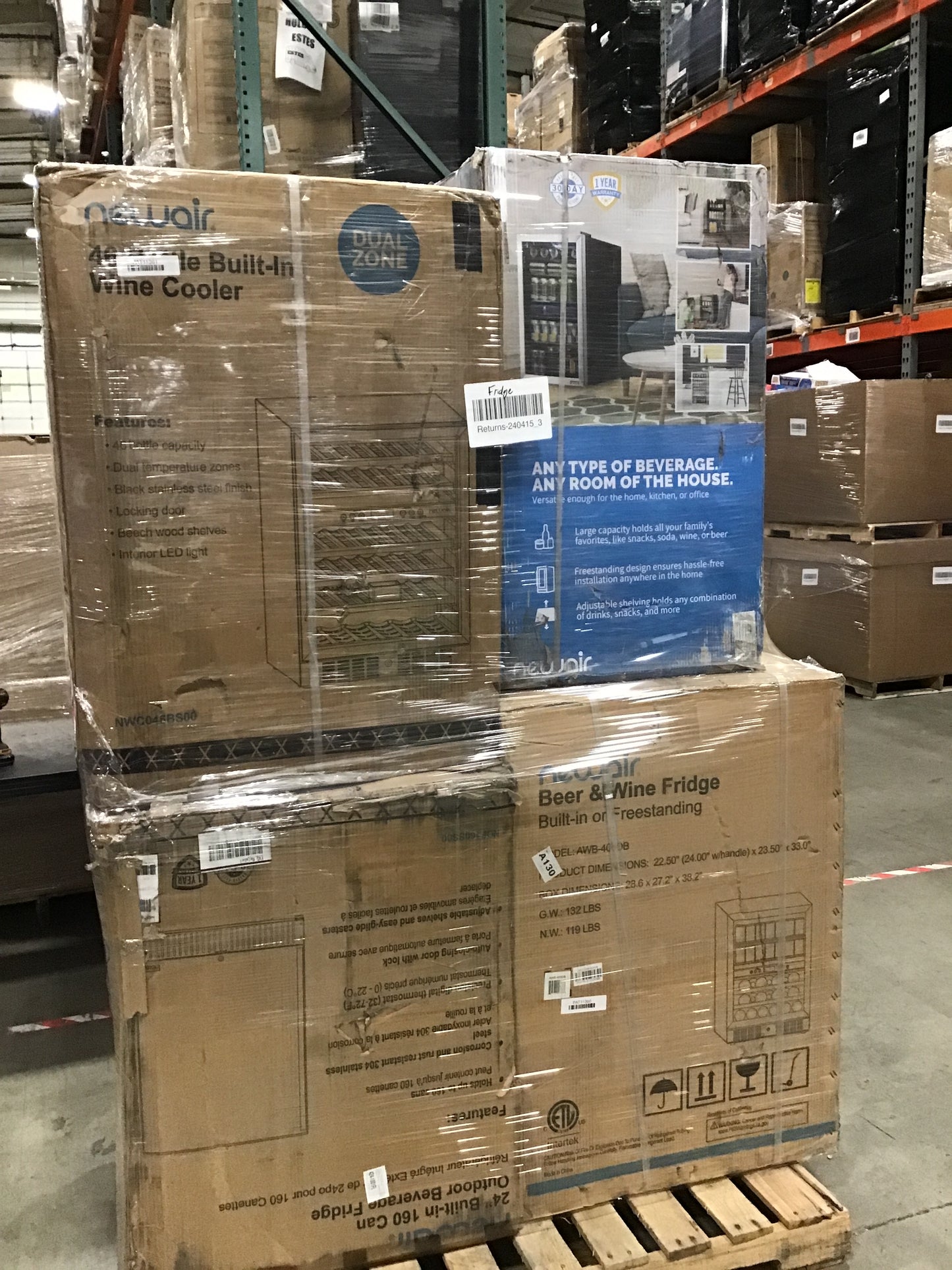 Liquidation Pallet of Compact Fridges,  and  | Pallet-HWG | 240415_3