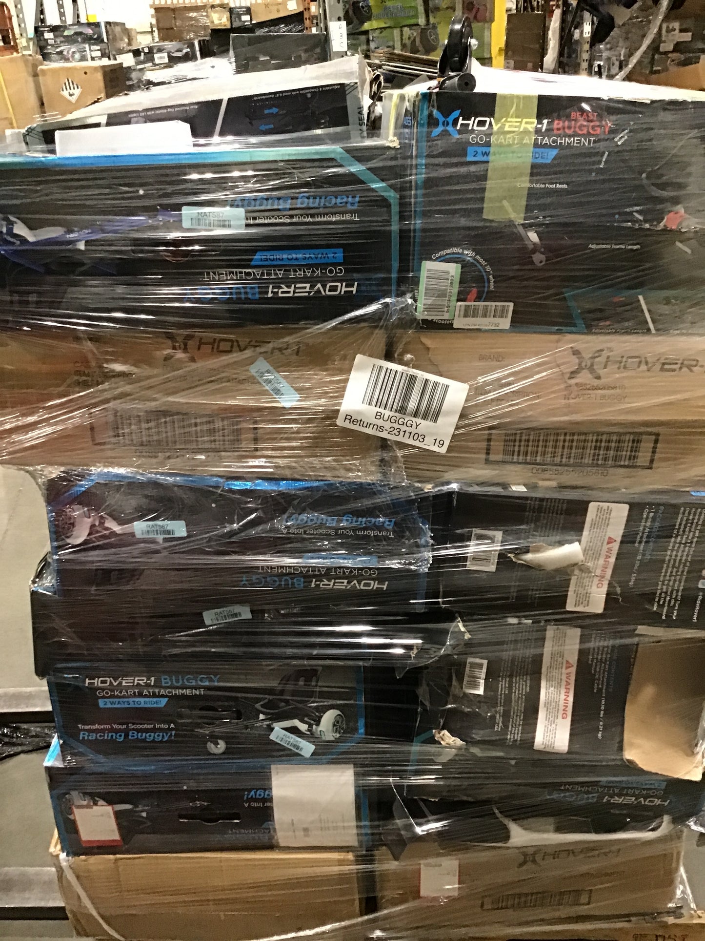 Liquidation Pallet of Hoverboard Attachments and Accessories | Pallet-EQD | 231103_19