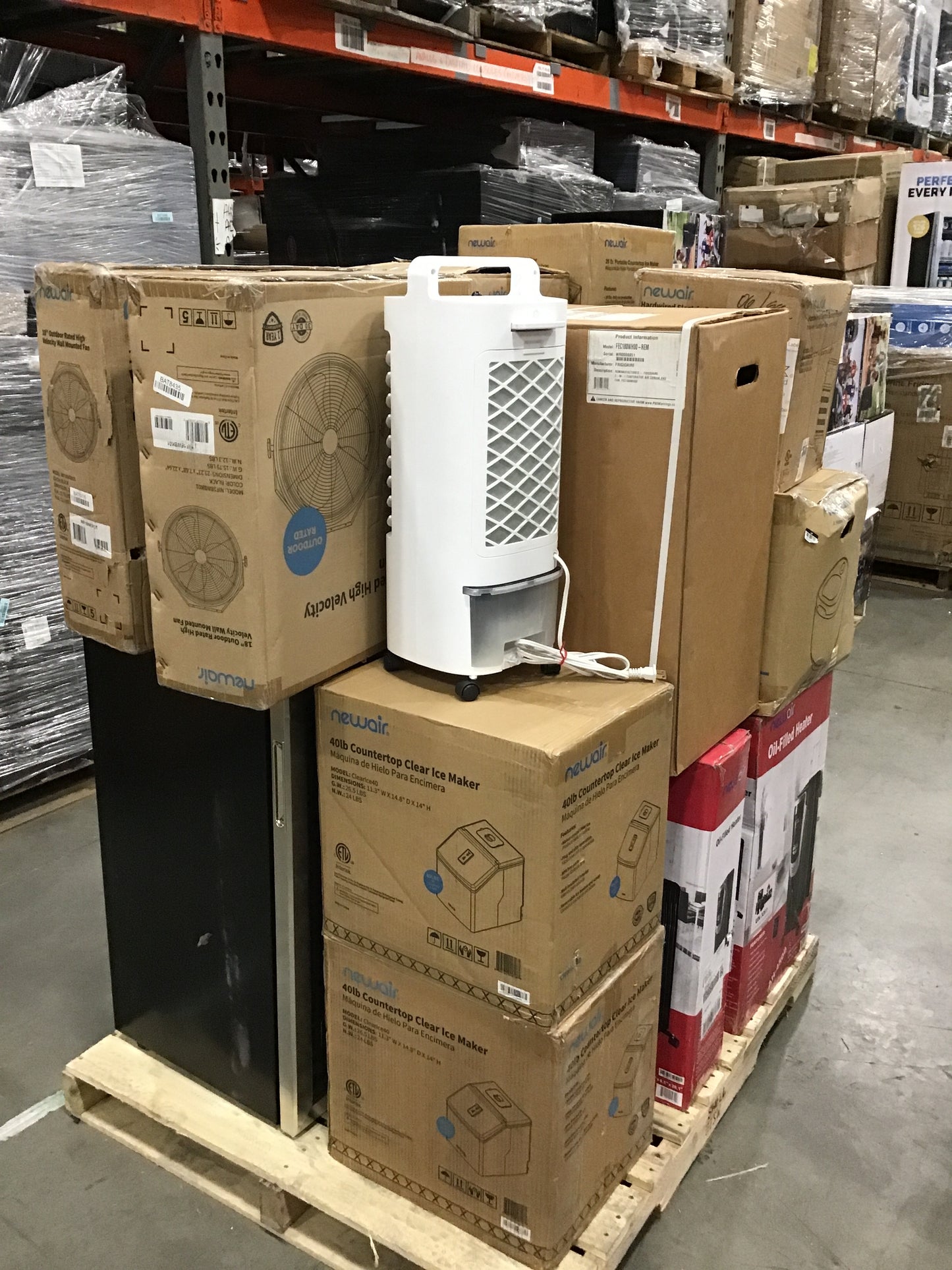 Liquidation Pallet of Portable HVACs, Compact Ice Makerss and Compact Fridges | Pallet-HTK | 240315_3