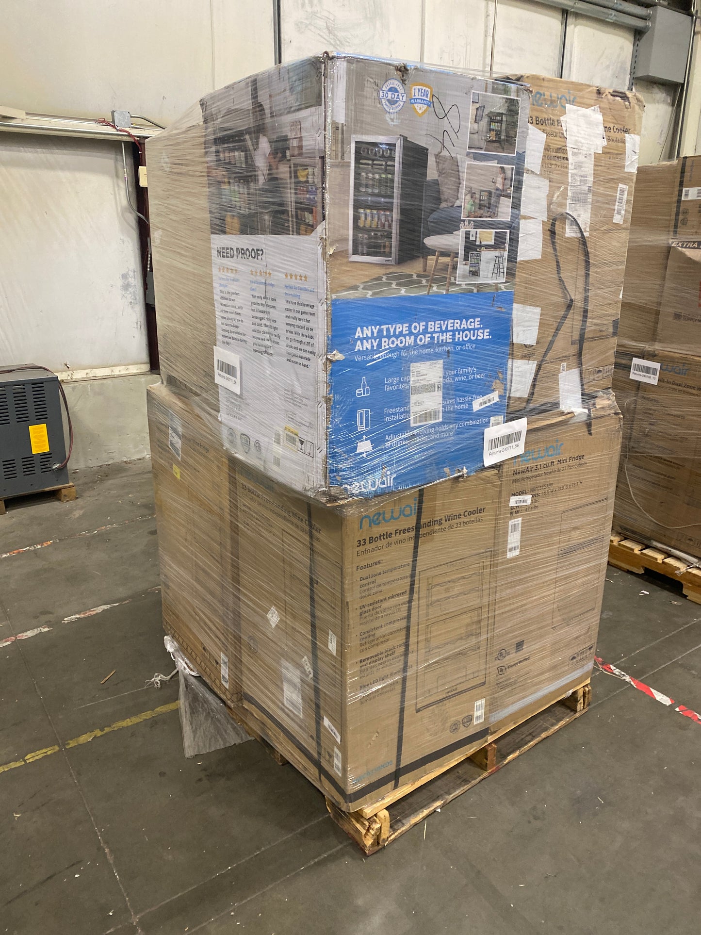 Liquidation Pallet of Compact Fridges,  and  | Pallet-IRI | 240711_56