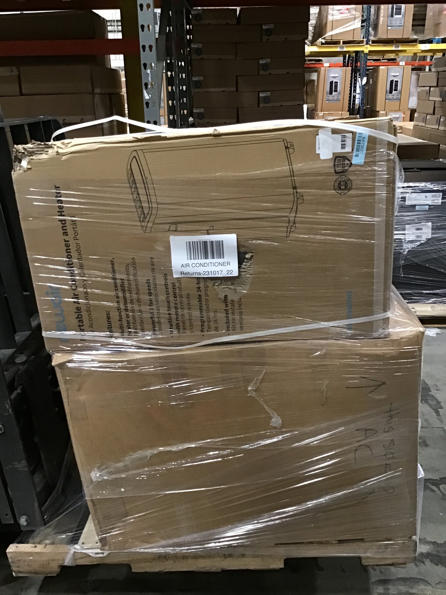 Liquidation Pallet of Portable HVACs,  and  | Pallet-EGM | 231017_22