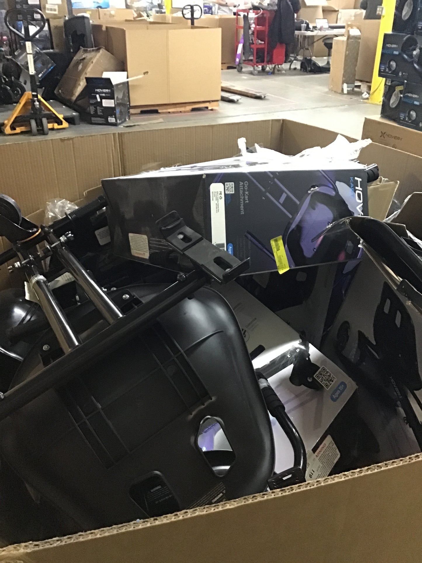 Liquidation Pallet of Hoverboard Attachments, Hoverboards and  | Pallet-HCL | 240301_5