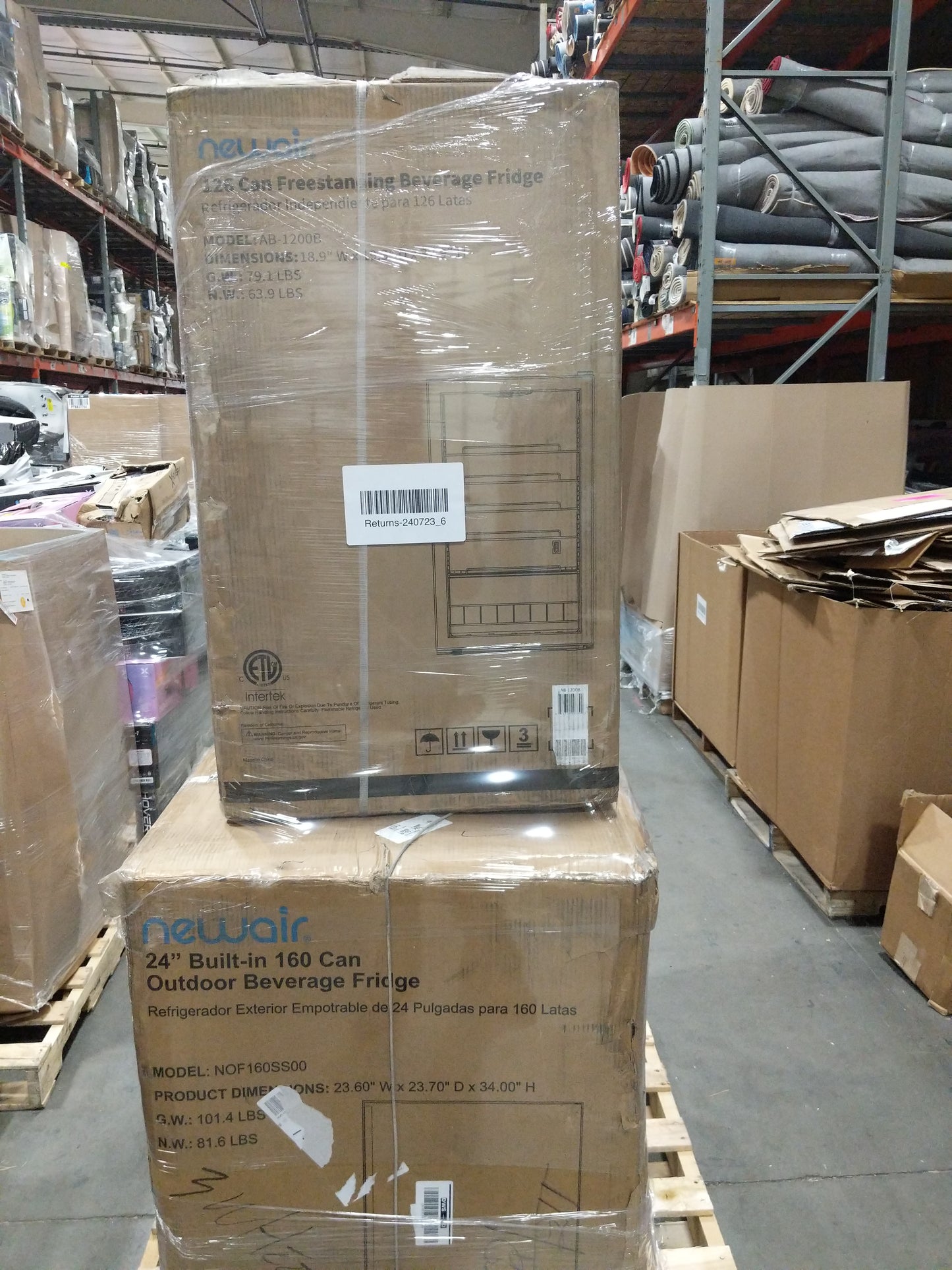 Liquidation Pallet of Compact Fridges,  and  | Pallet-ISI | 240723_6