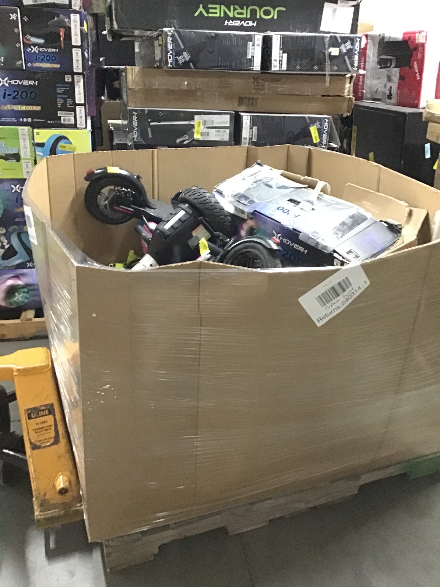 Liquidation Pallet of Hoverboards, Electric Scooters and  | Pallet-HKC | 240314_1