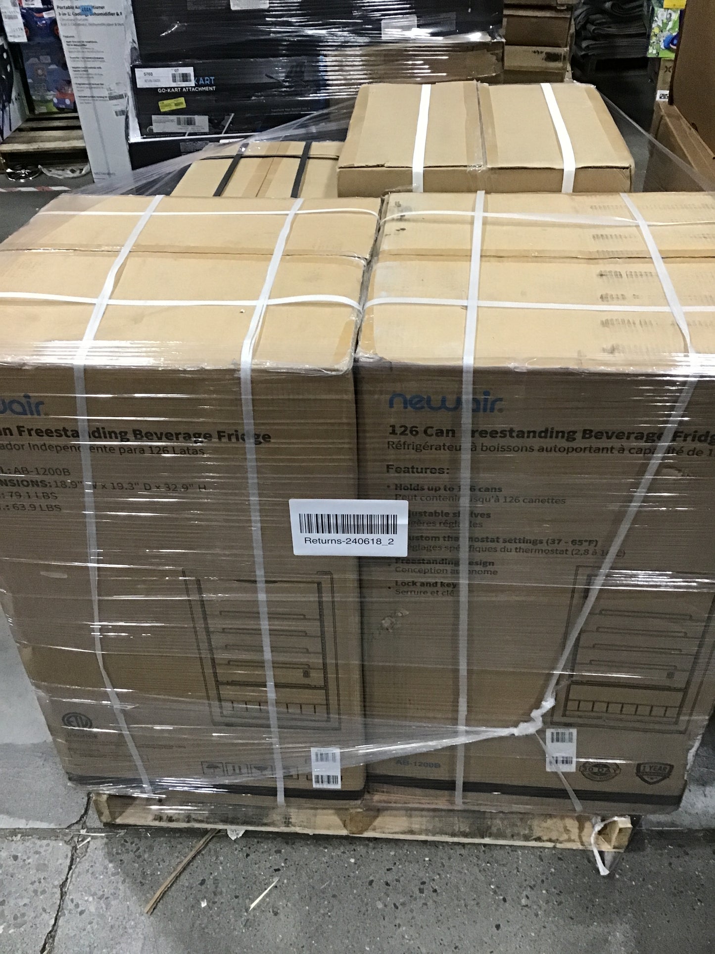 Liquidation Pallet of Compact Fridges,  and  | Pallet-IKU | 240618_2