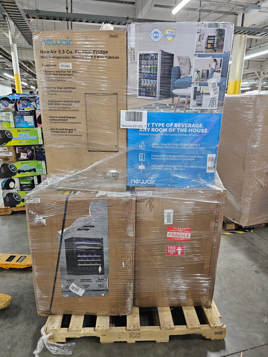 Liquidation Pallet of Compact Fridges,  and  | Pallet-FCX | 231220_7