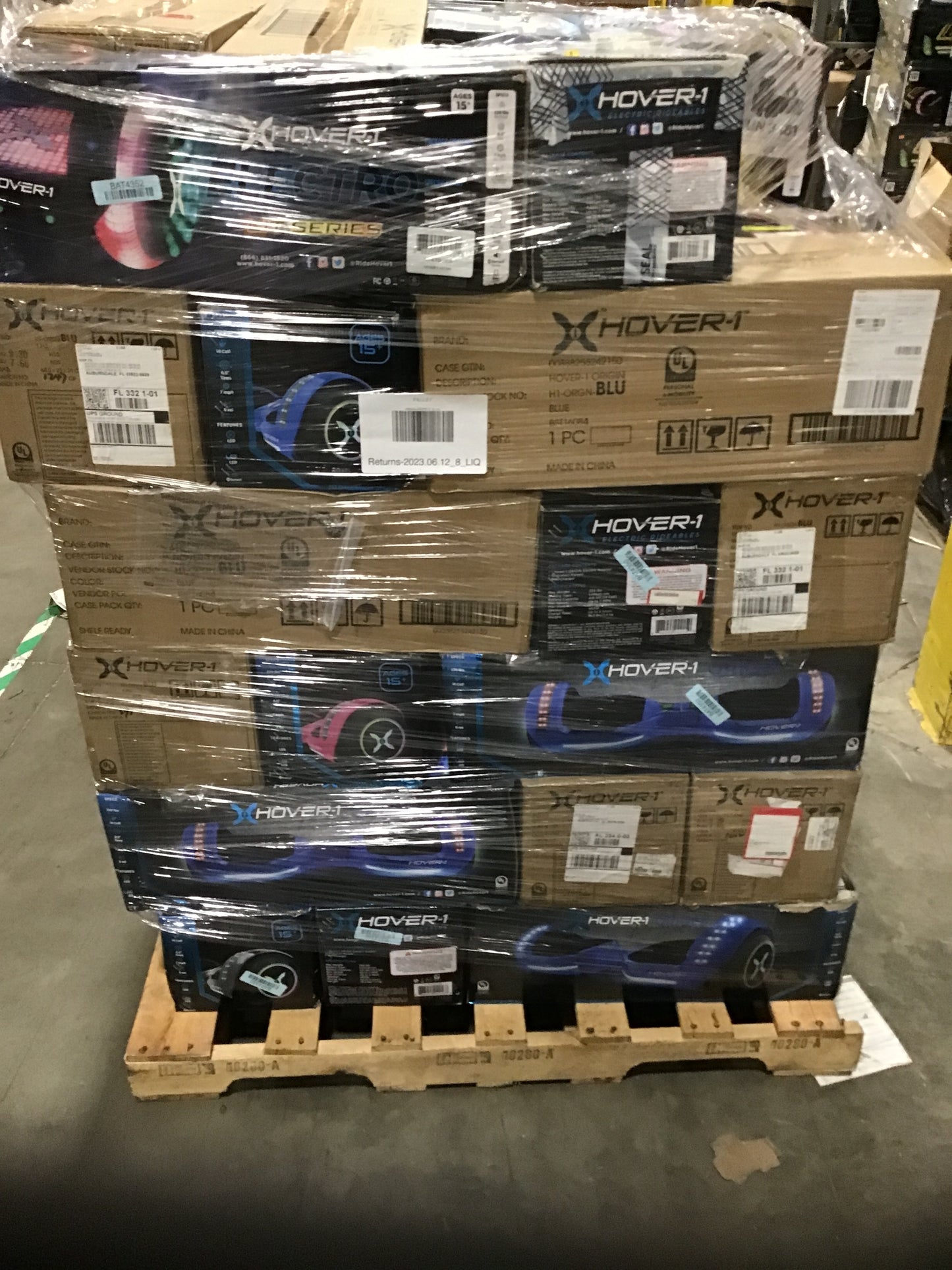 Liquidation Pallet of Hoverboards and Accessories | Pallet-BLE | 2023.06.12_8_LIQ