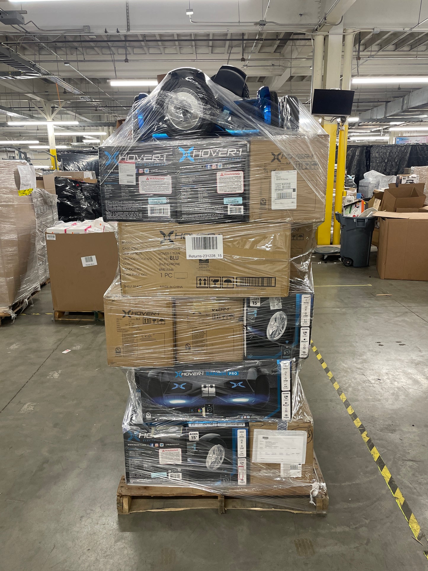 Liquidation Pallet of Hoverboards | Pallet-FFO | 231228_15