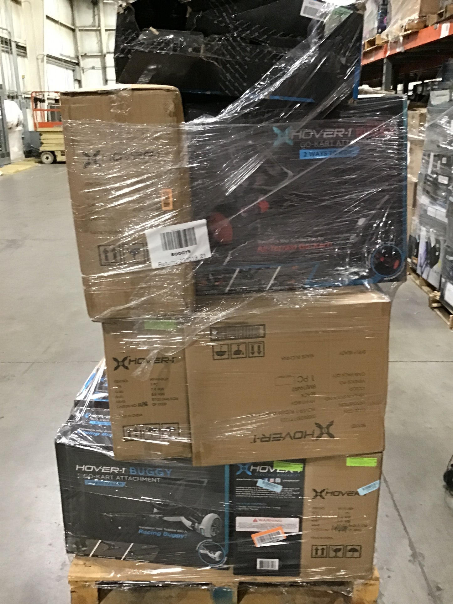 Liquidation Pallet of Hoverboard Attachments,  and  | Pallet-EVE | 231019_21