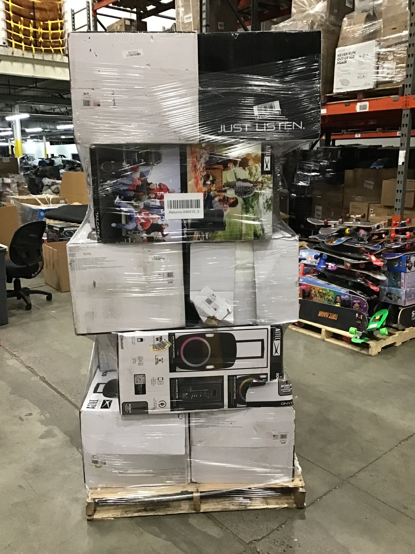 Liquidation Pallet of Speakers | Pallet-IET | 240515_5