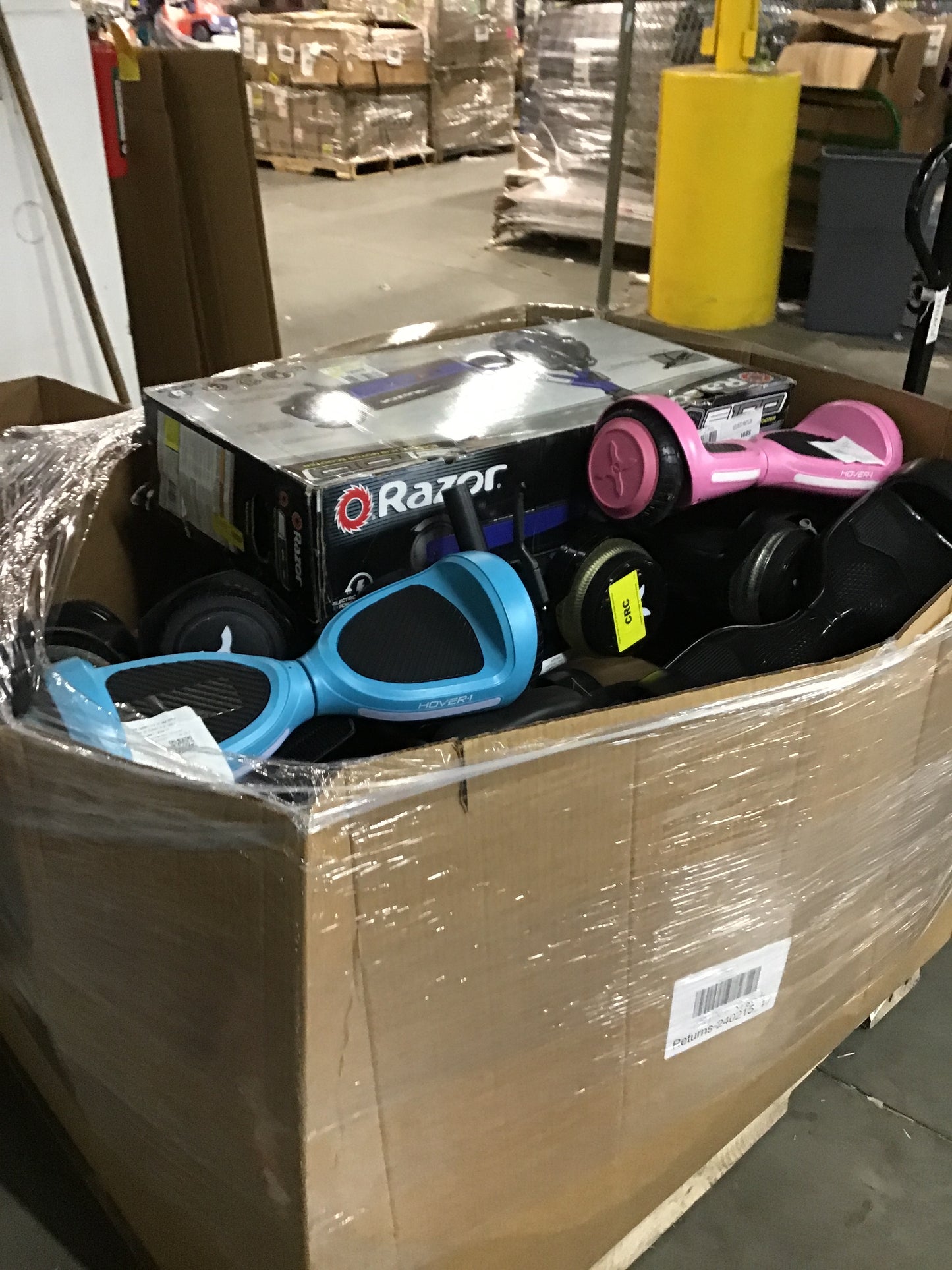 Liquidation Pallet of Hoverboards and Electric Scooters | Pallet-GVC | 240215_17