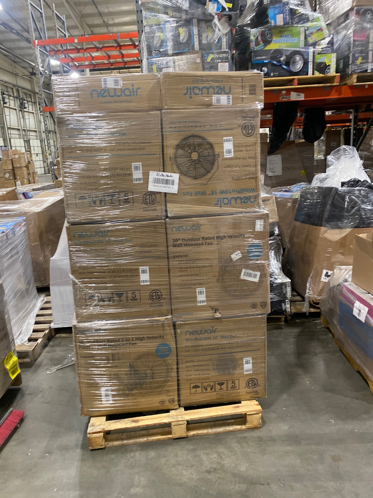 Liquidation Pallet of Portable HVACs,  and  | Pallet-ISA | 240723_4