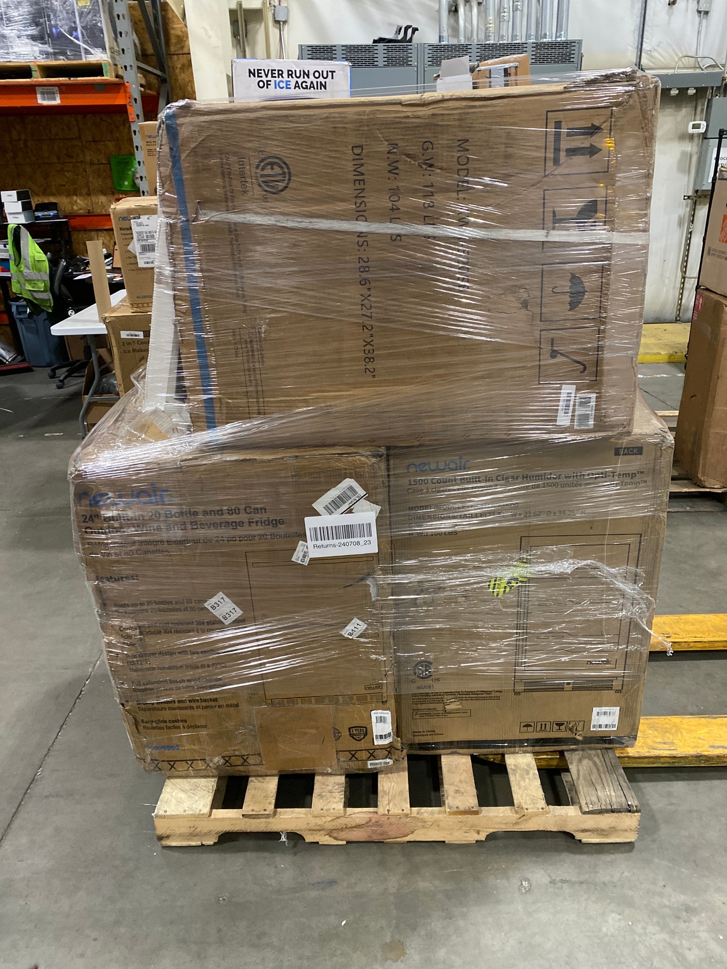 Liquidation Pallet of Compact Fridges,  and  | Pallet-IPQ | 240708_23