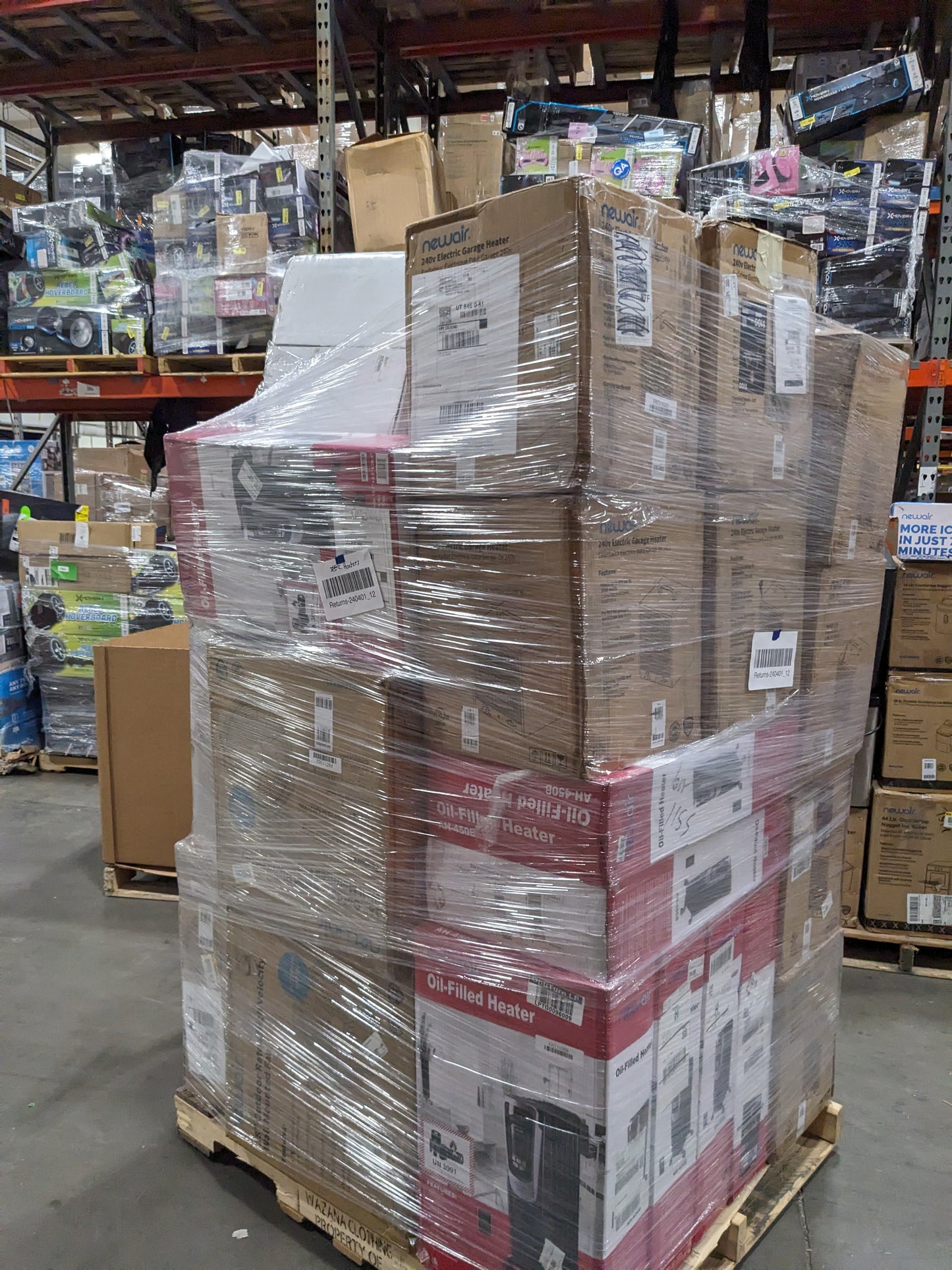 Liquidation Pallet of Portable HVACs and Accessories | Pallet-HYU | 240401_12