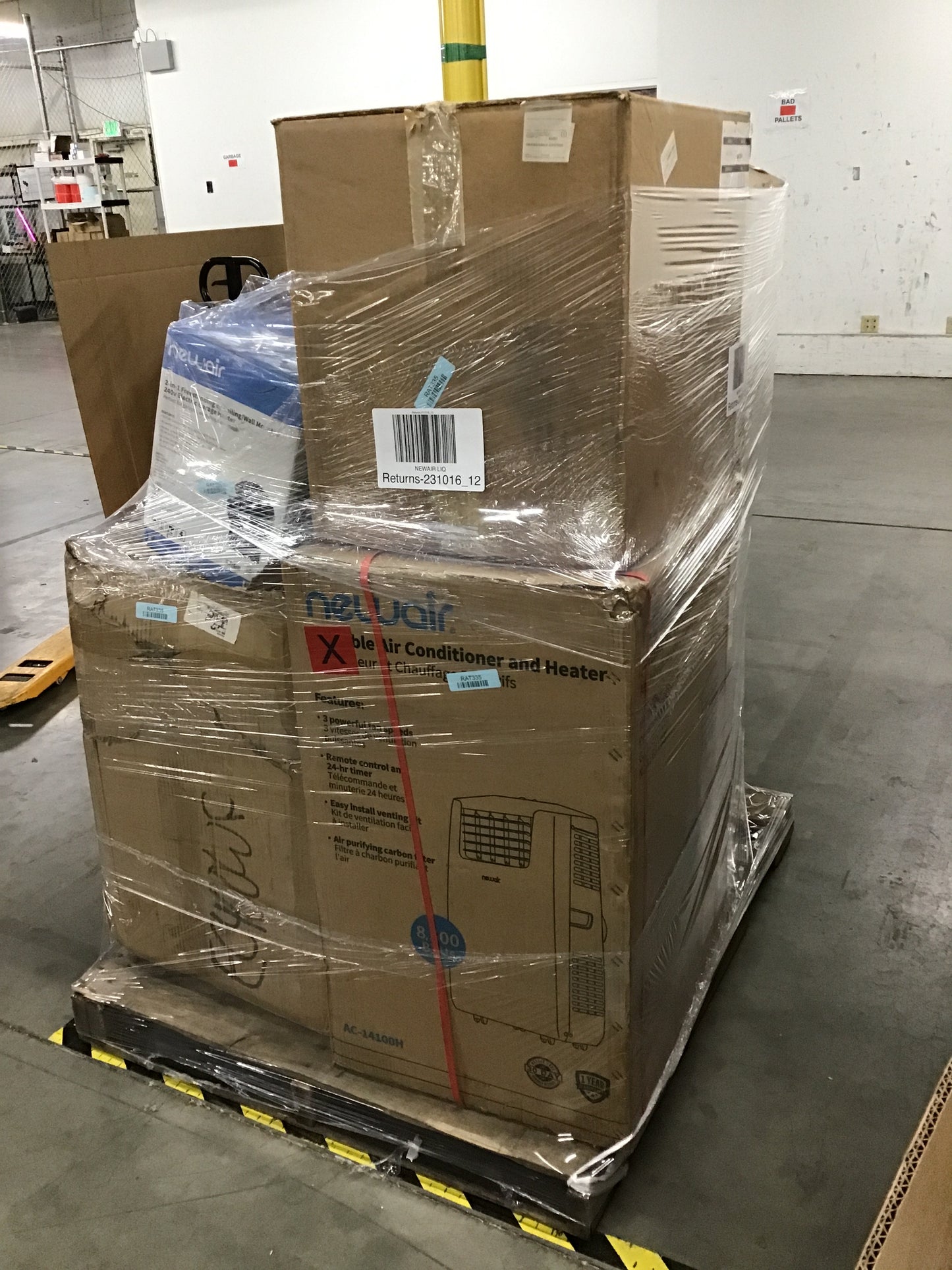 Liquidation Pallet of Portable HVACs,  and  | Pallet-ECS | 231016_12