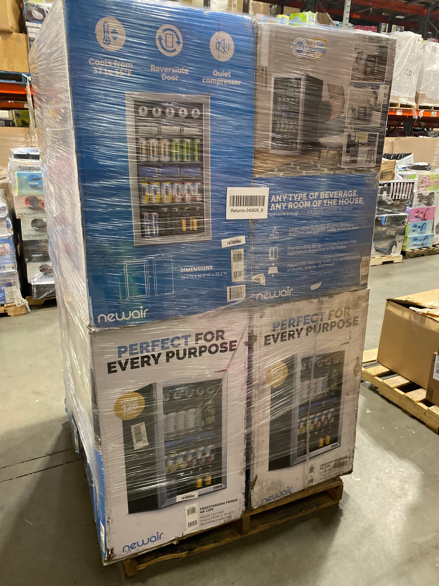 Liquidation Pallet of Compact Fridges | Pallet-IPB | 240626_8