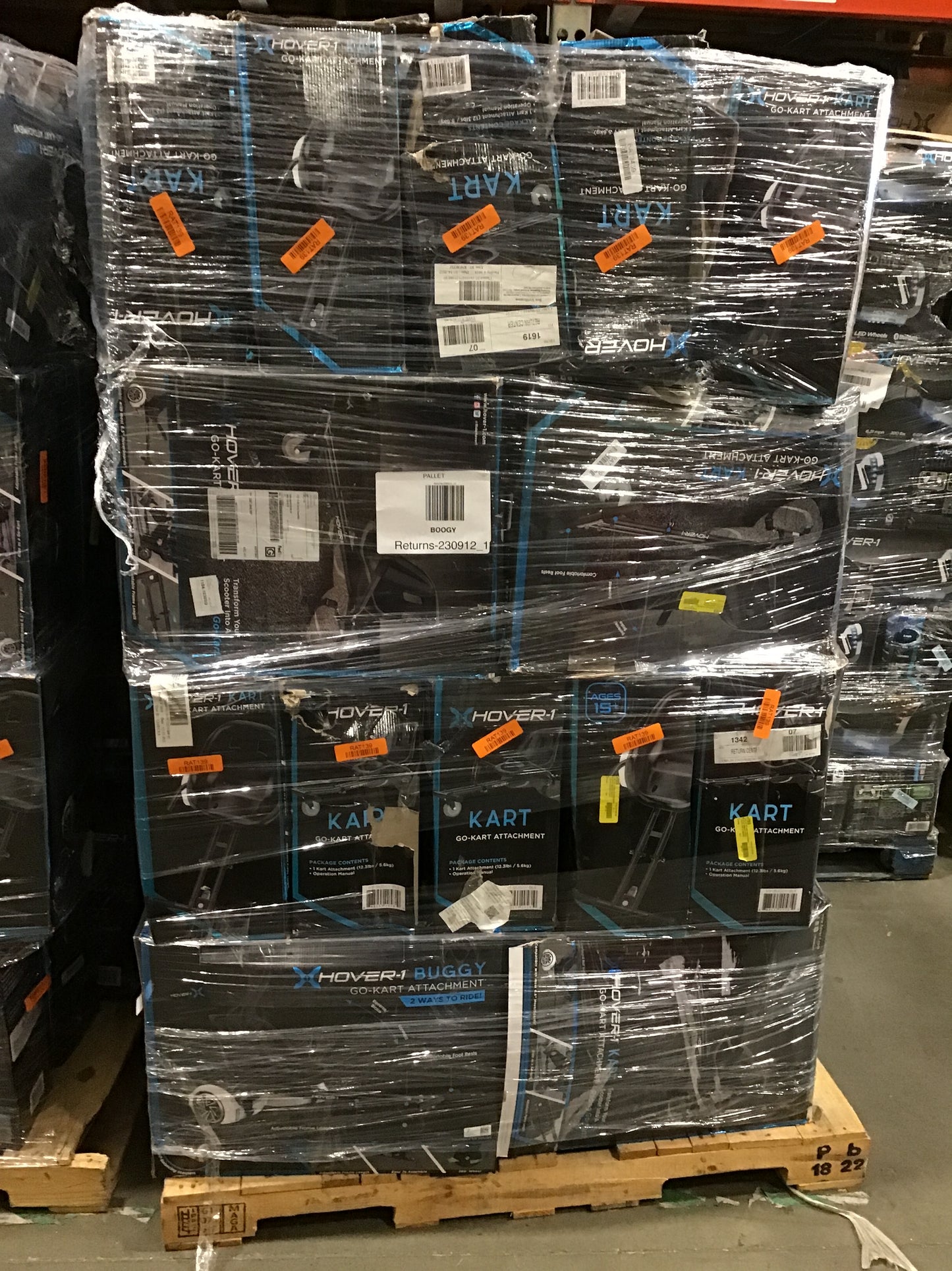 Liquidation Pallet of Hoverboard Attachments | Pallet-DNK | 230912_12