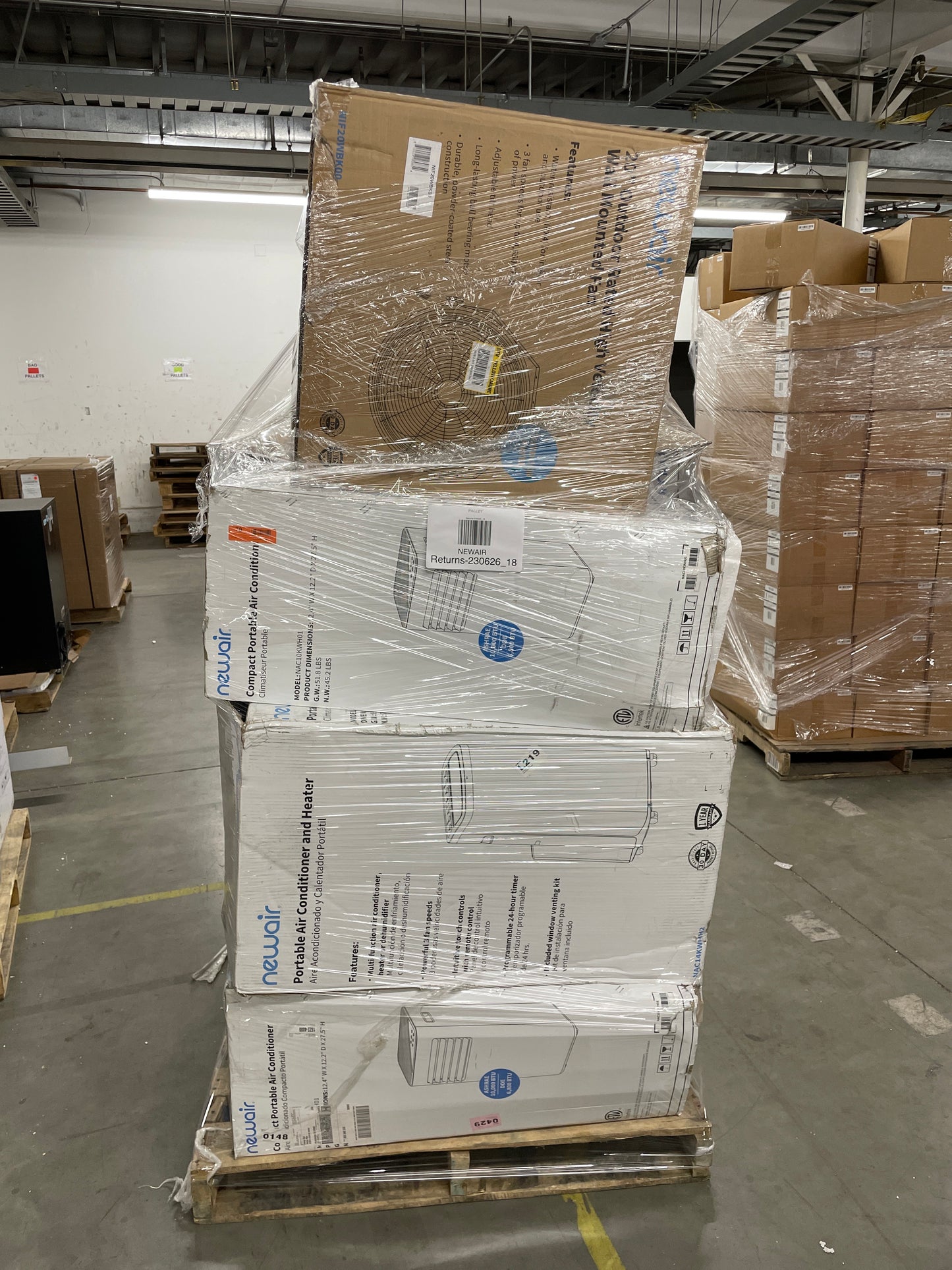 Liquidation Pallet of Portable HVACs,  and  | Pallet-BVB | 230626_18