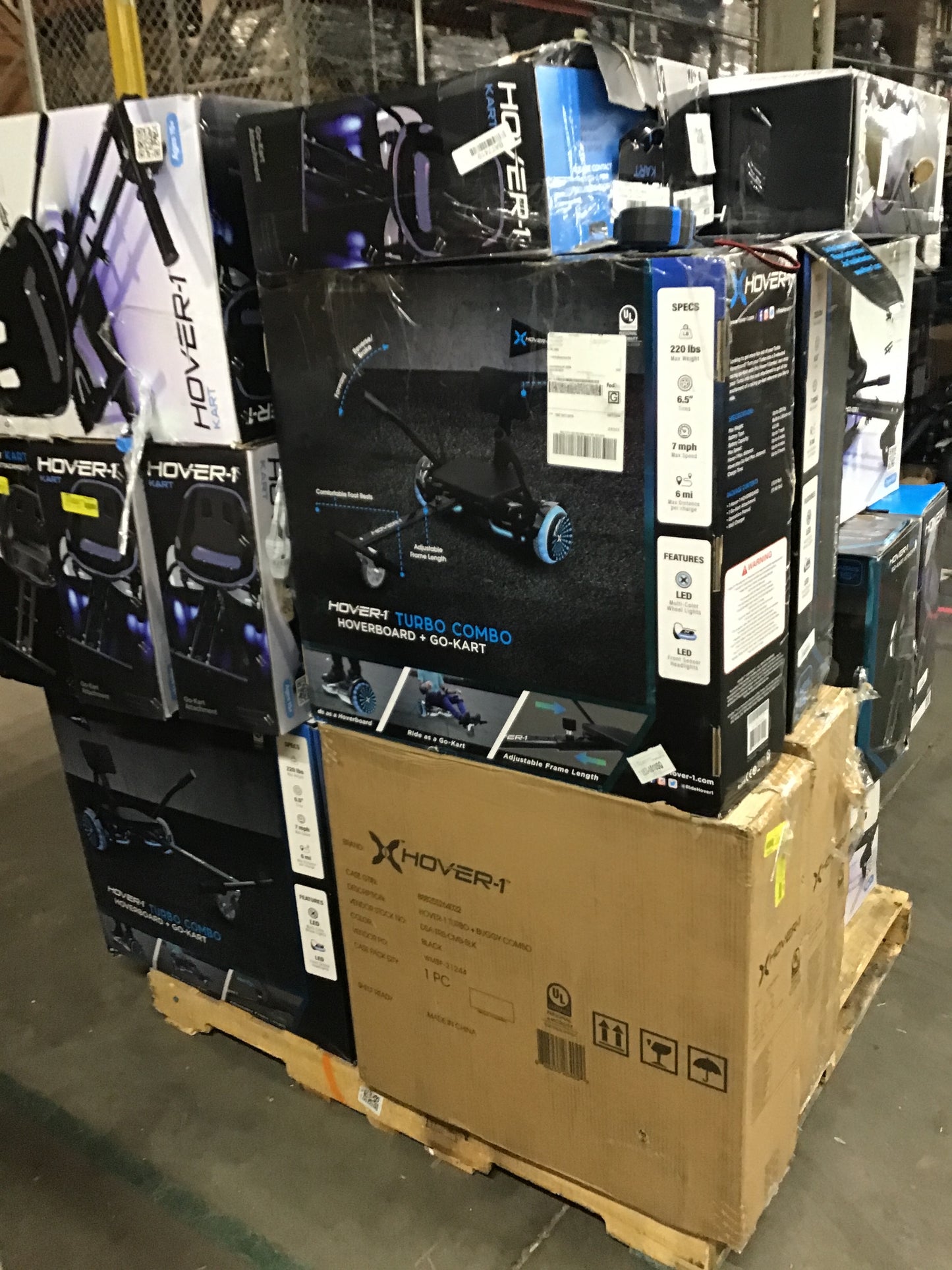 Liquidation Pallet of Hoverboard Attachments and Hoverboards | Pallet-GFR | 240207_19