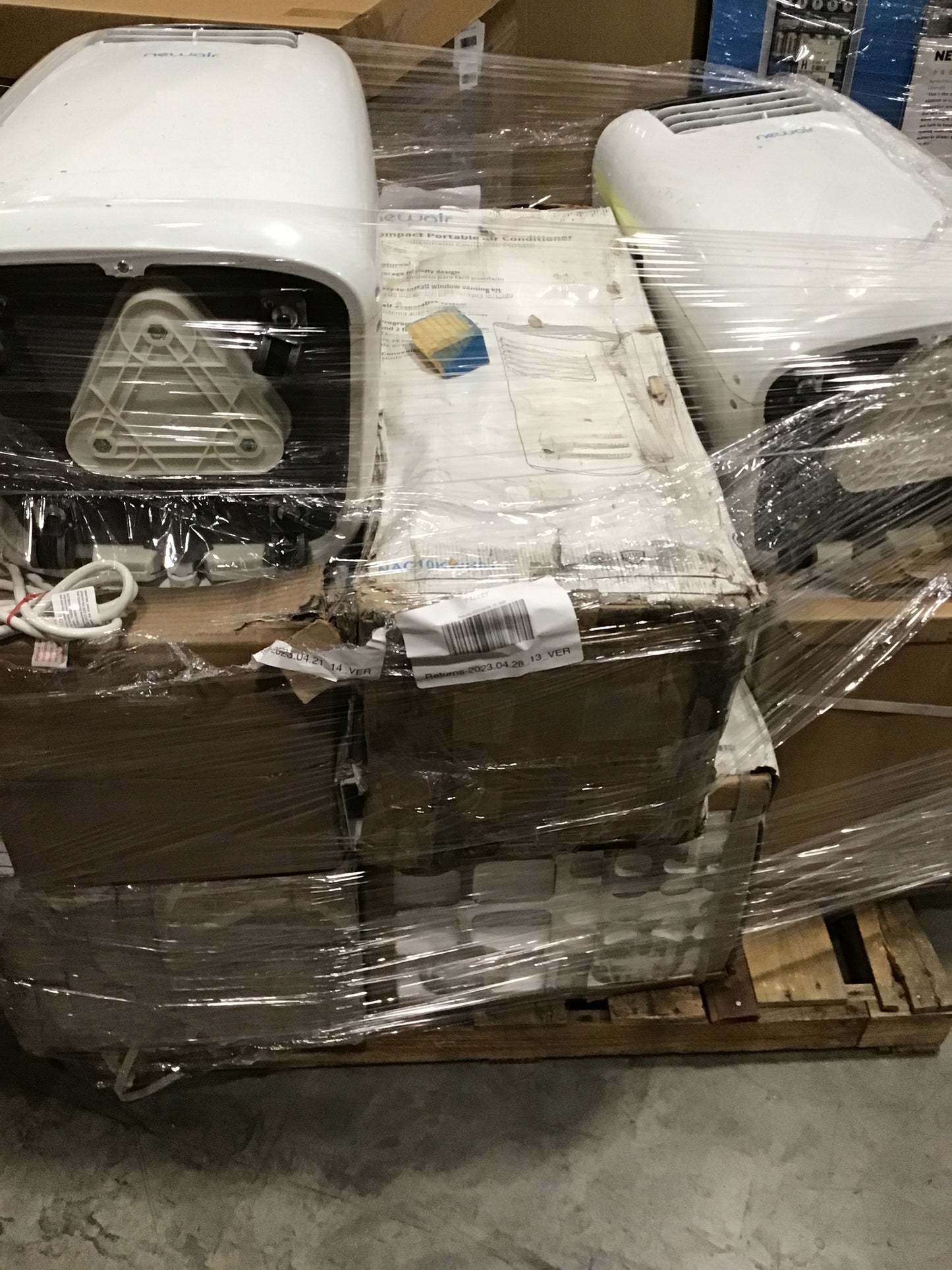 Liquidation Pallet of Portable HVACs,  and  | Pallet-BCV | 2023.04.28_13_VER