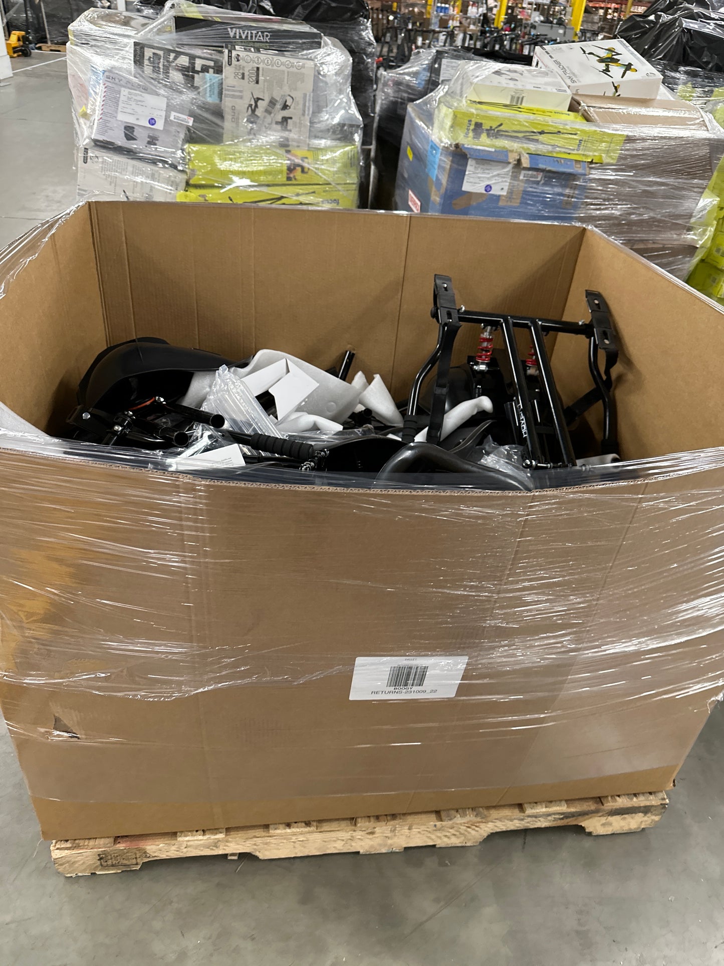 Liquidation Pallet of Accessories and Hoverboard Attachments | Pallet-EBN | 231009_22