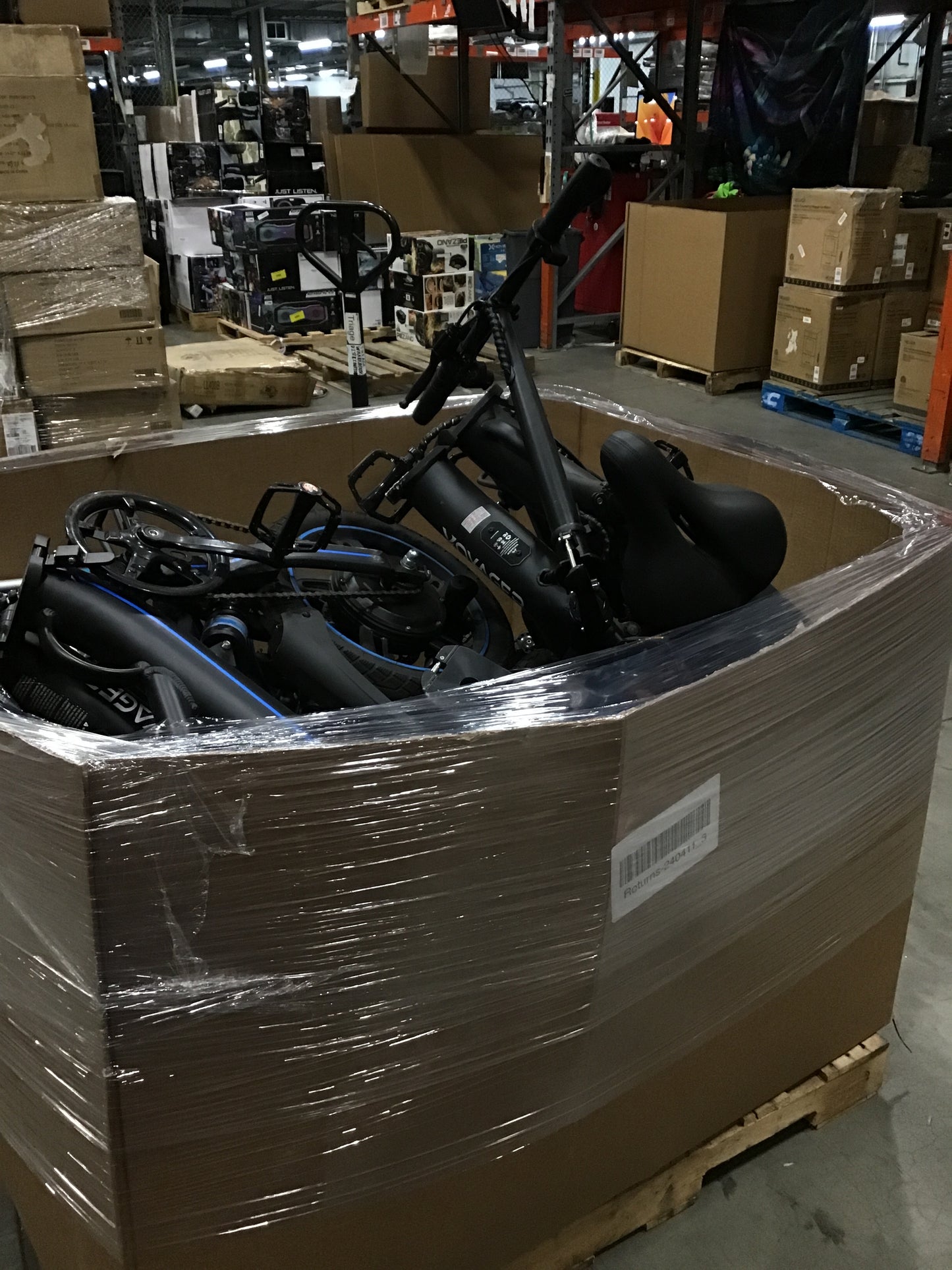 Liquidation Pallet of Electric Bikes | Pallet-HZU | 240411_3