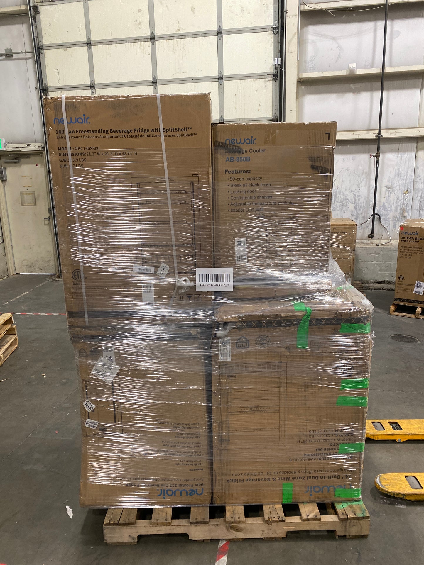 Liquidation Pallet of Compact Fridges,  and  | Pallet-IJU | 240607_3