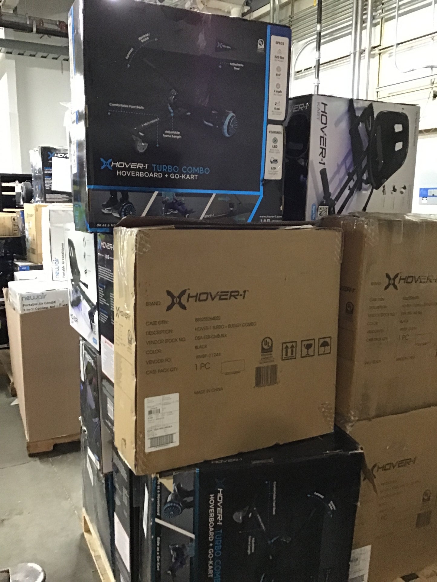 Liquidation Pallet of Hoverboard Attachments and Hoverboards | Pallet-HDI | 240304_23