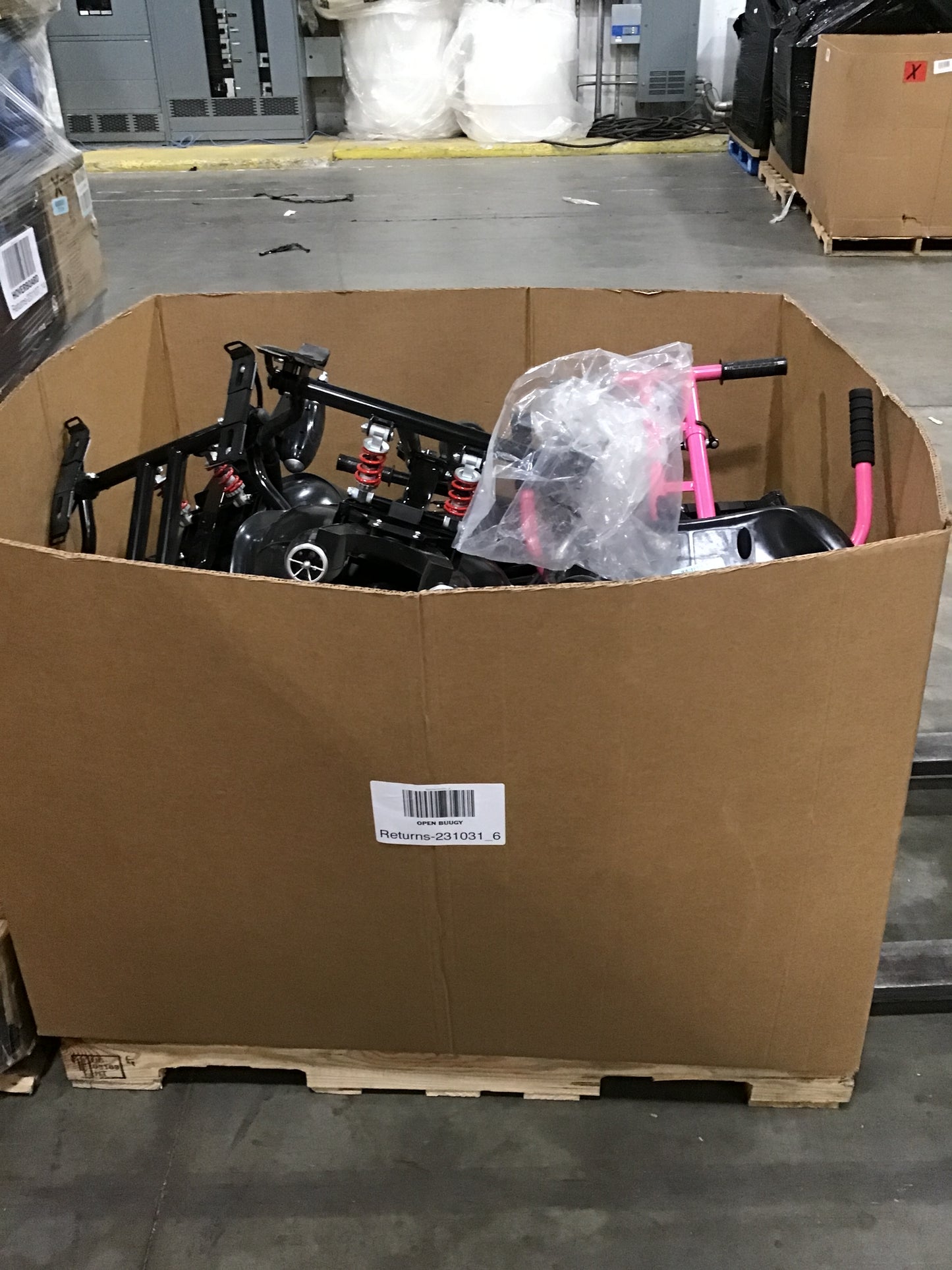 Liquidation Pallet of Hoverboard Attachments | Pallet-ERE | 231031_6