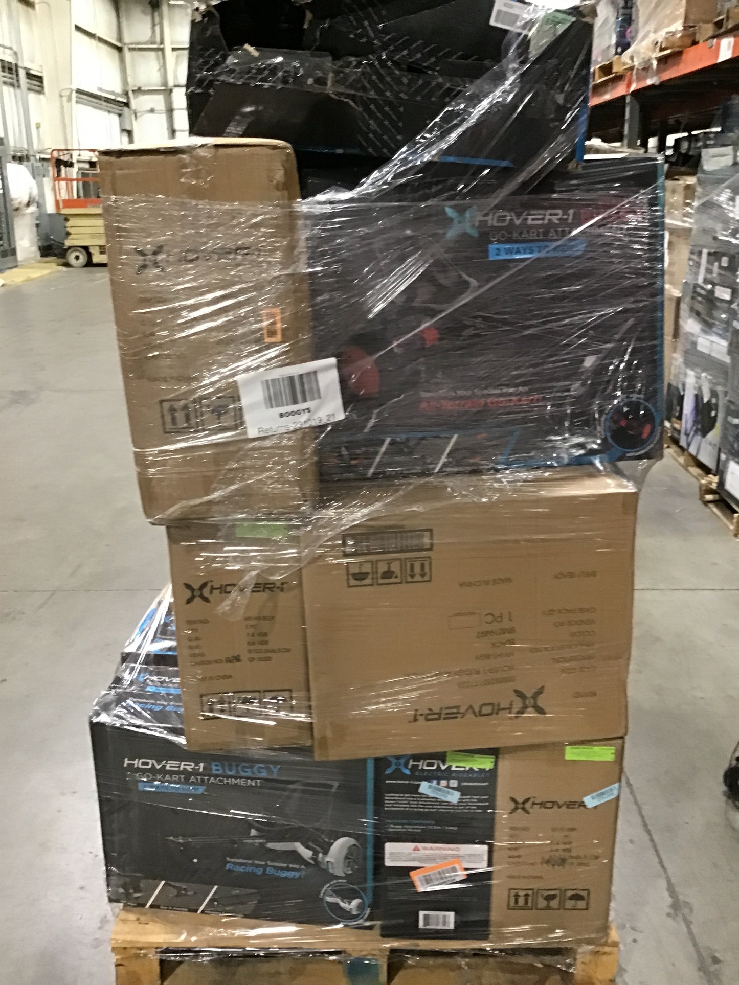 Liquidation Pallet of Hoverboard Attachments | Pallet-EVE | 231019_21