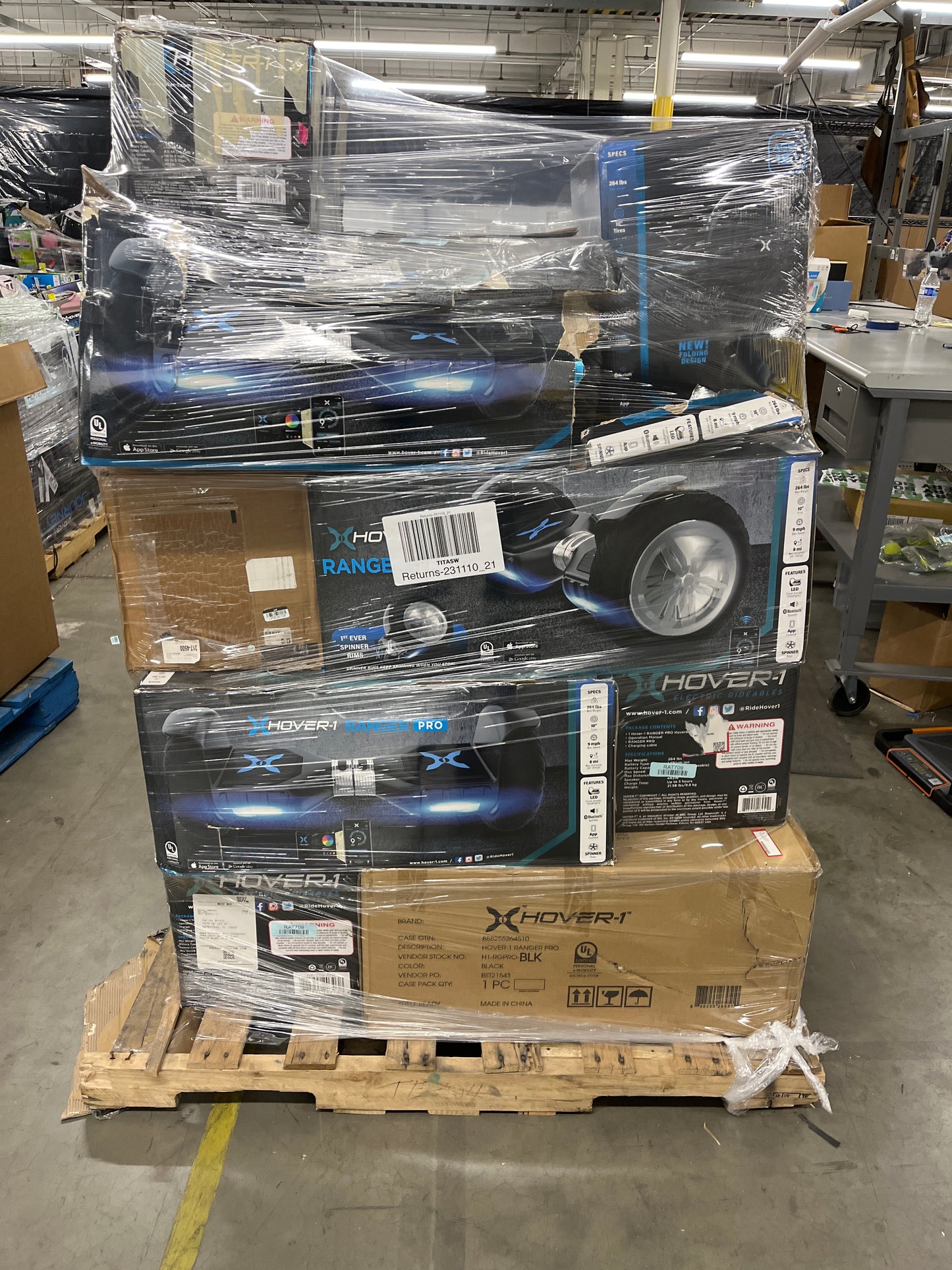 Liquidation Pallet of Hoverboards | Pallet-EXN | 231110_21