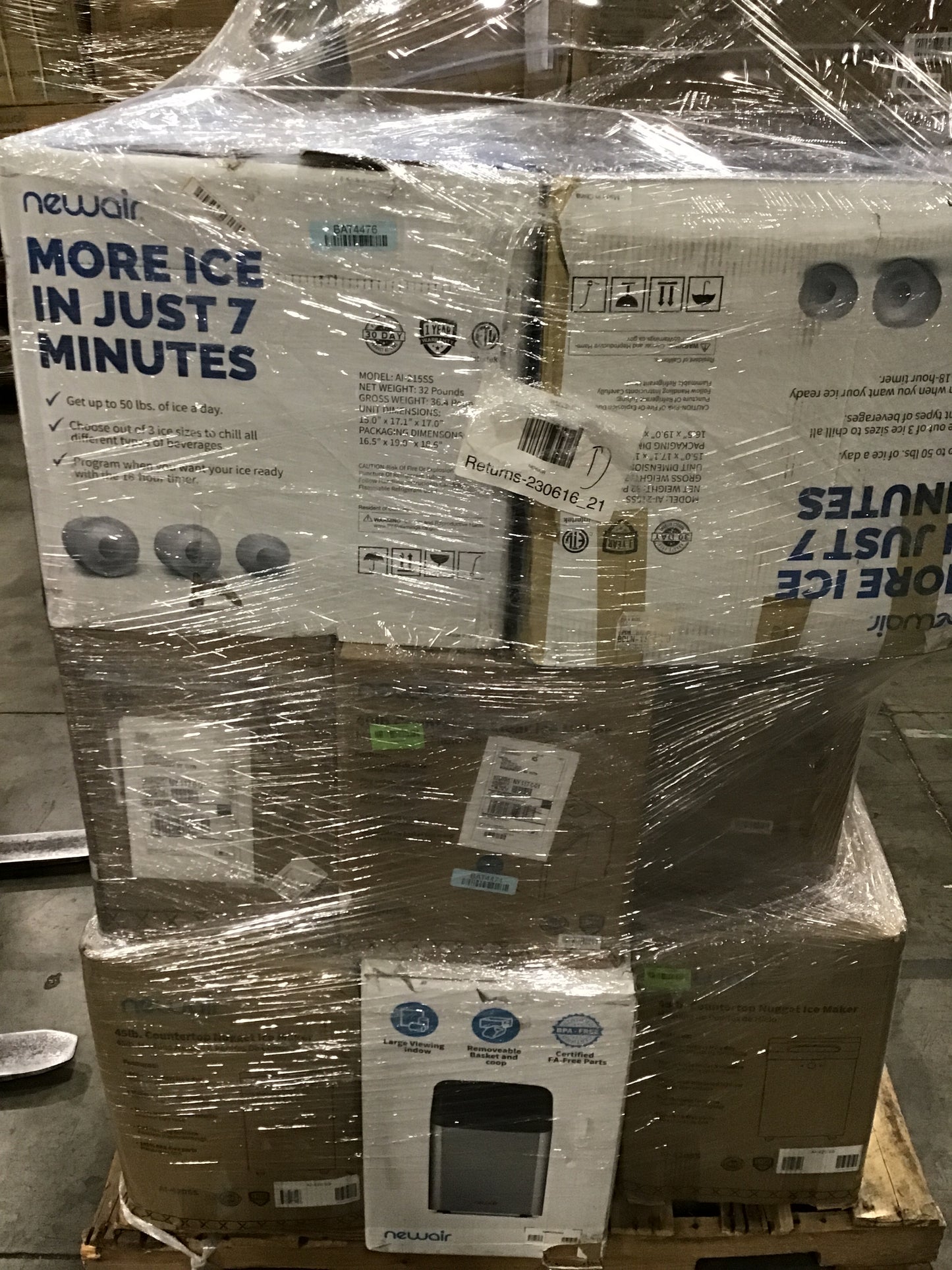 Liquidation Pallet of Compact Ice Makerss | Pallet-DUL | 230616_21