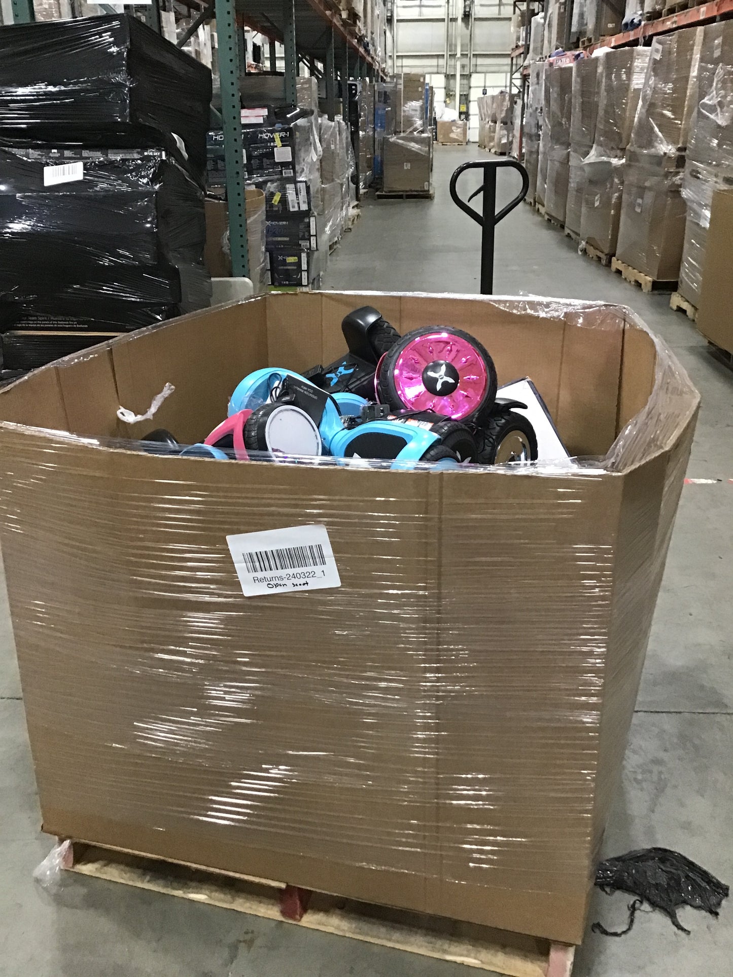 Liquidation Pallet of Hoverboards and Electric Scooters | Pallet-HTD | 240322_1