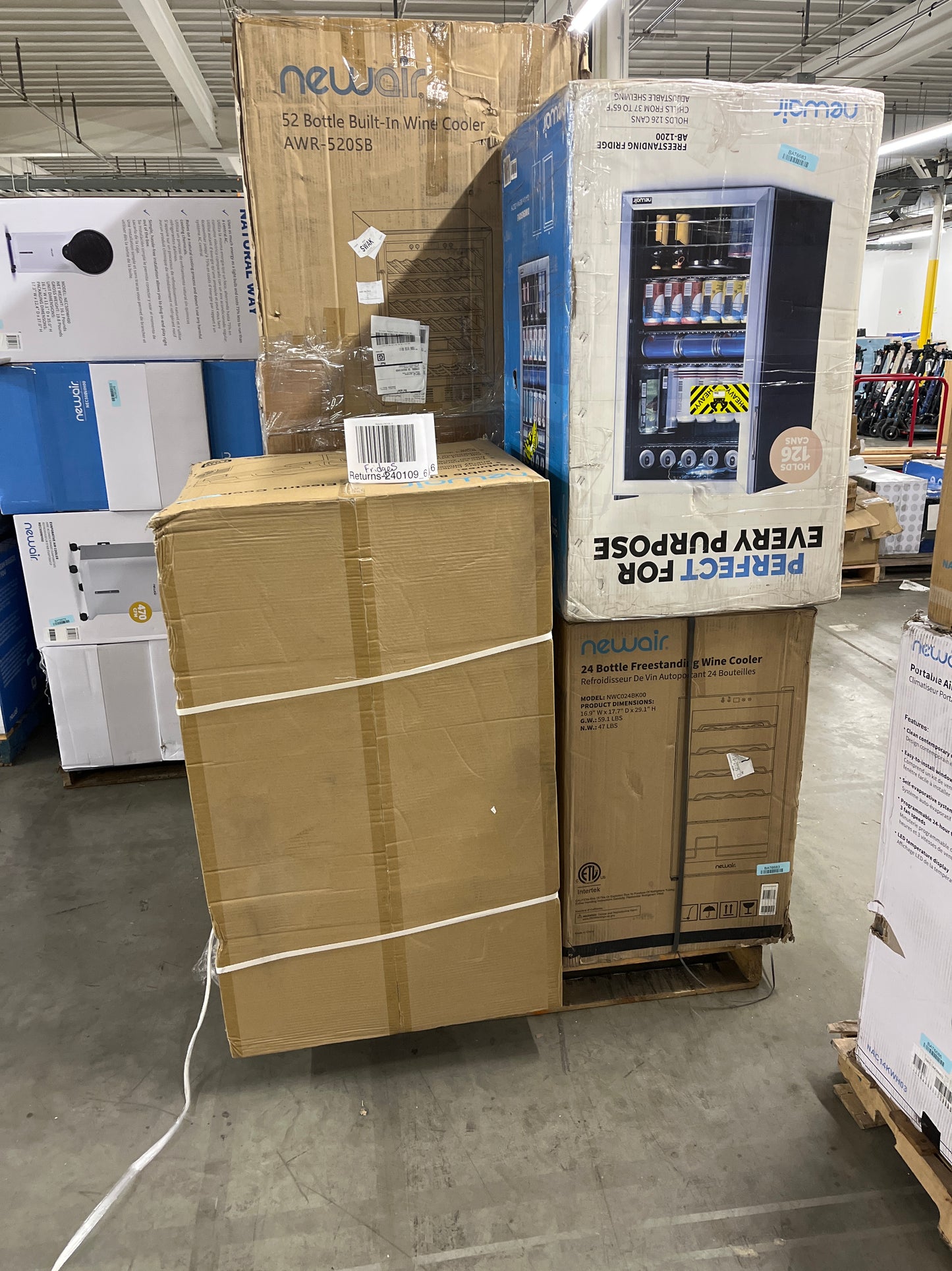 Liquidation Pallet of Compact Fridges | Pallet-FHA | 240109_6