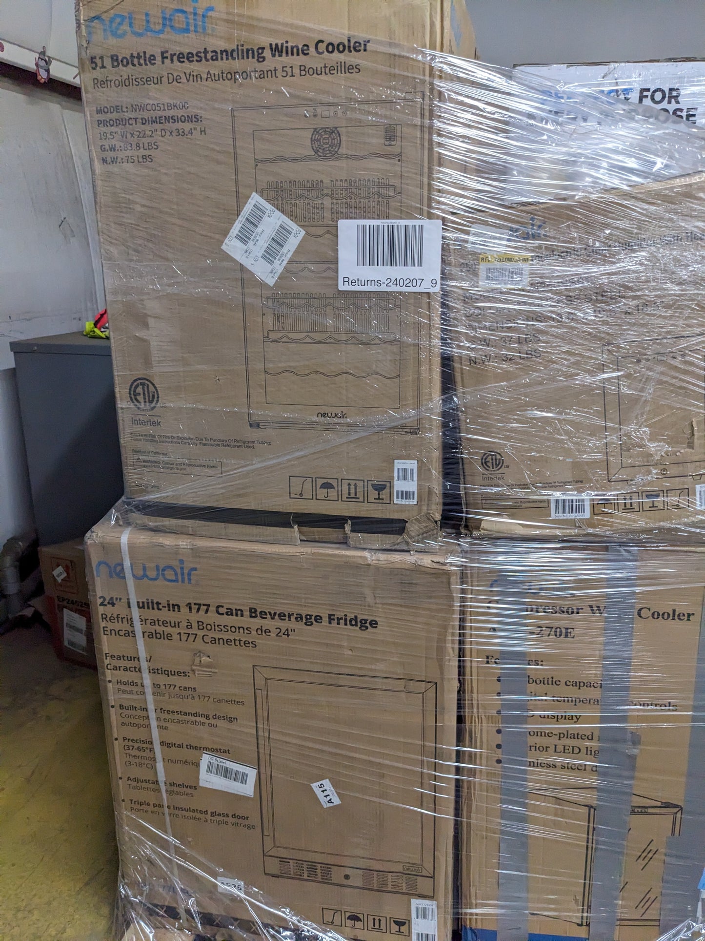 Liquidation Pallet of Compact Fridges | Pallet-GGU | 240207_9