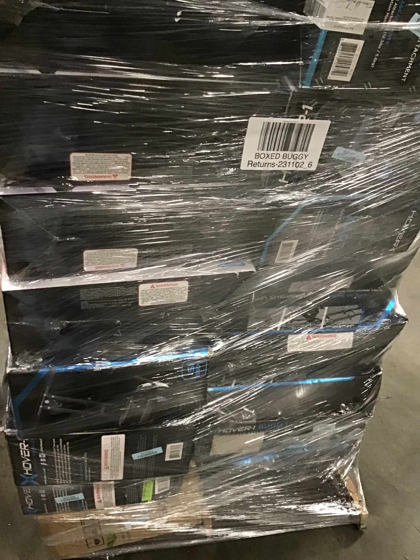 Liquidation Pallet of Hoverboard Attachments | Pallet-EPO | 231102_6