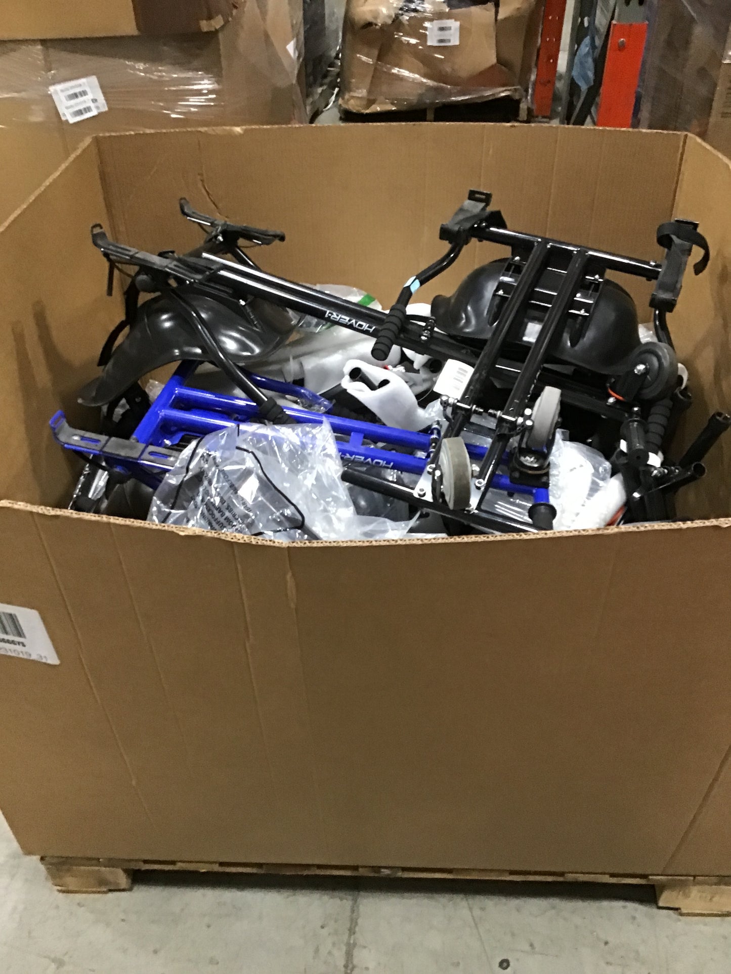 Liquidation Pallet of Hoverboard Attachments and Accessories | Pallet-EJX | 231019_31