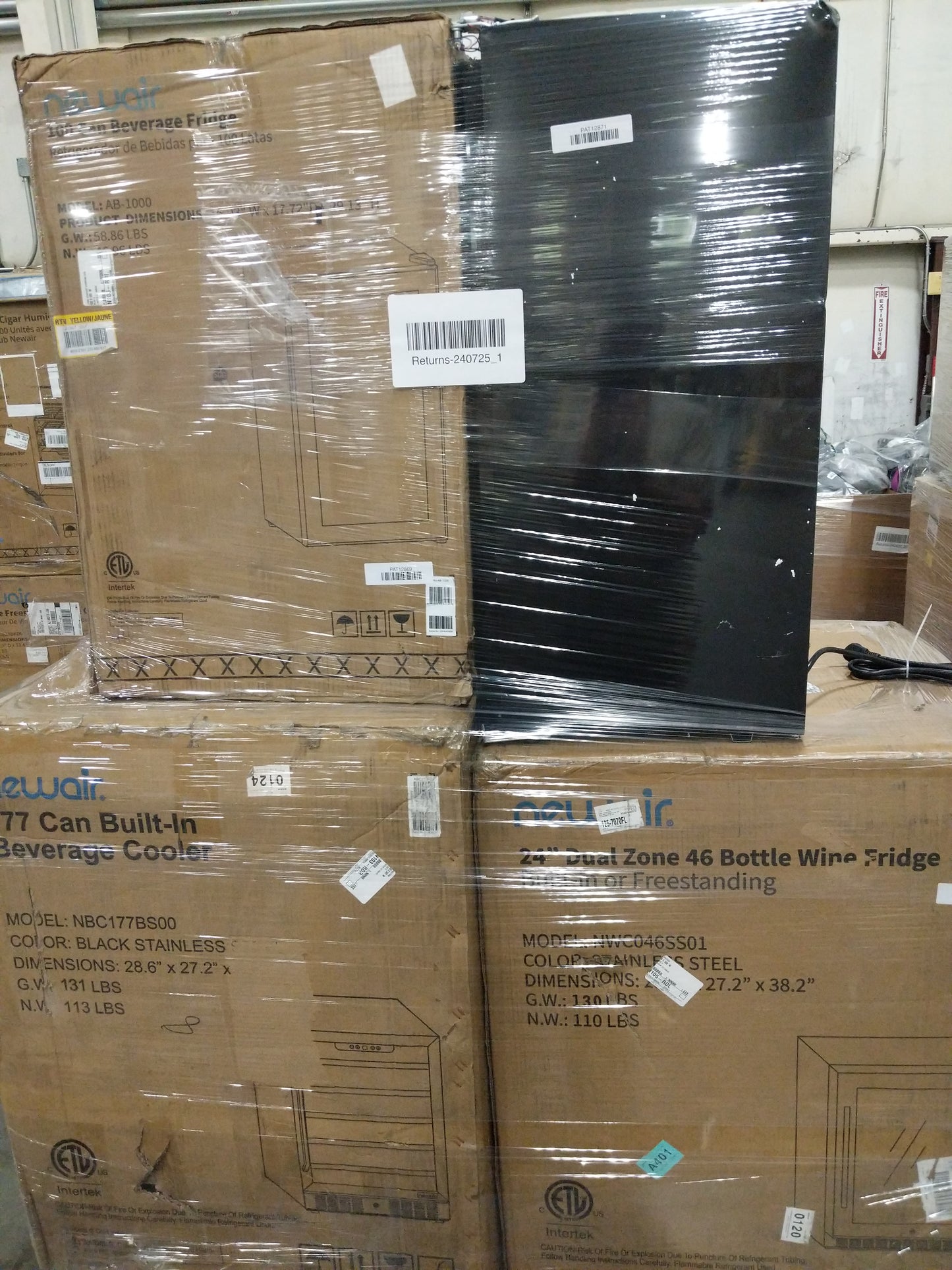 Liquidation Pallet of Compact Ice Makerss, Compact Fridges and  | Pallet-ISM | 240725_1