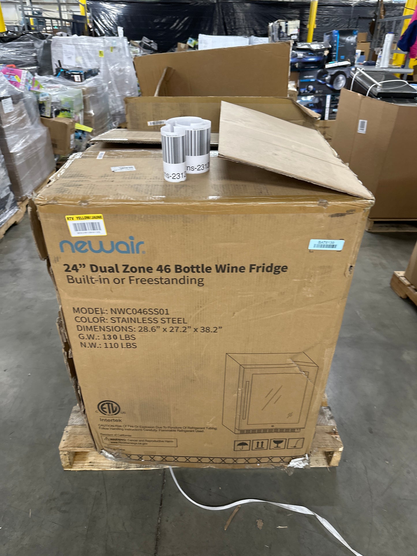 Liquidation Pallet of Compact Fridges,  and  | Pallet-EXC | 231204_5